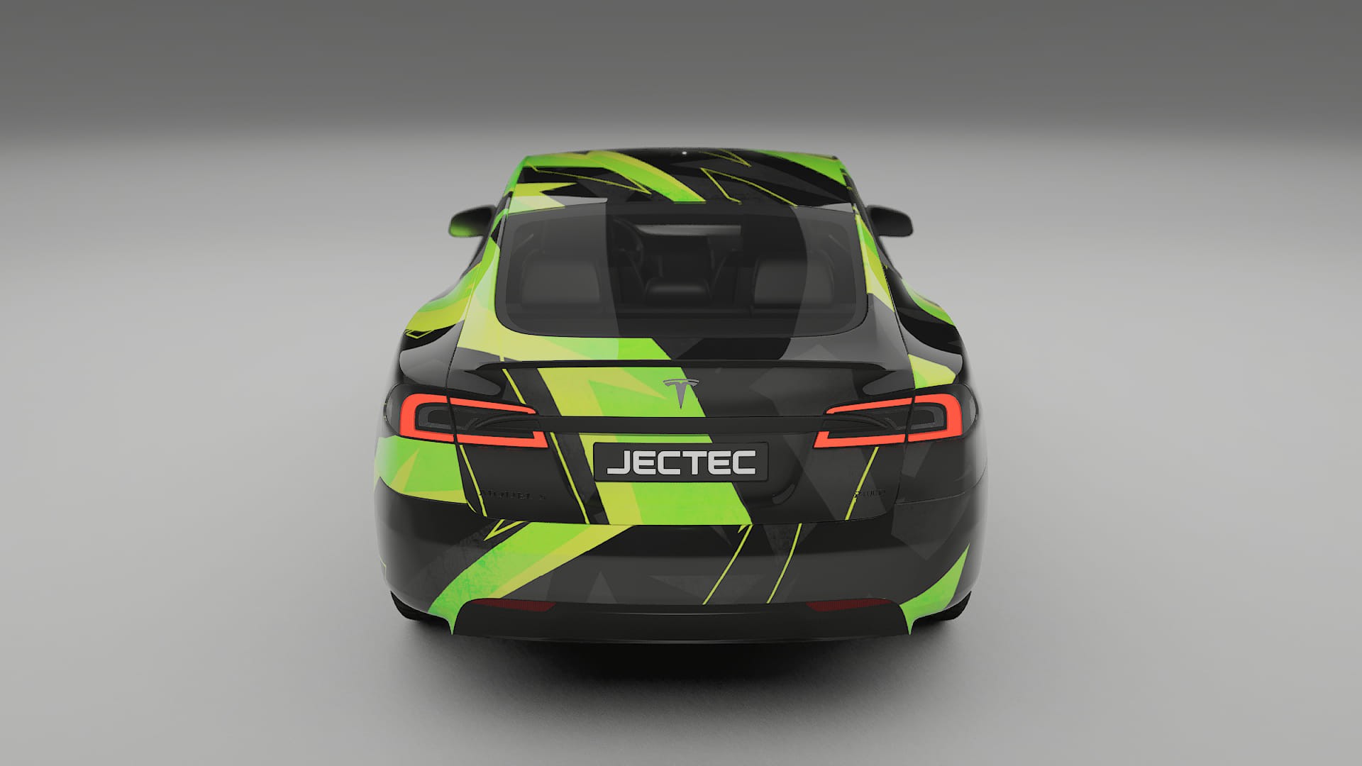 Tesla Model-S Refresh NINJA TURTLES – Designet Wrap PPF-sæt i printbart polyurethanfilm