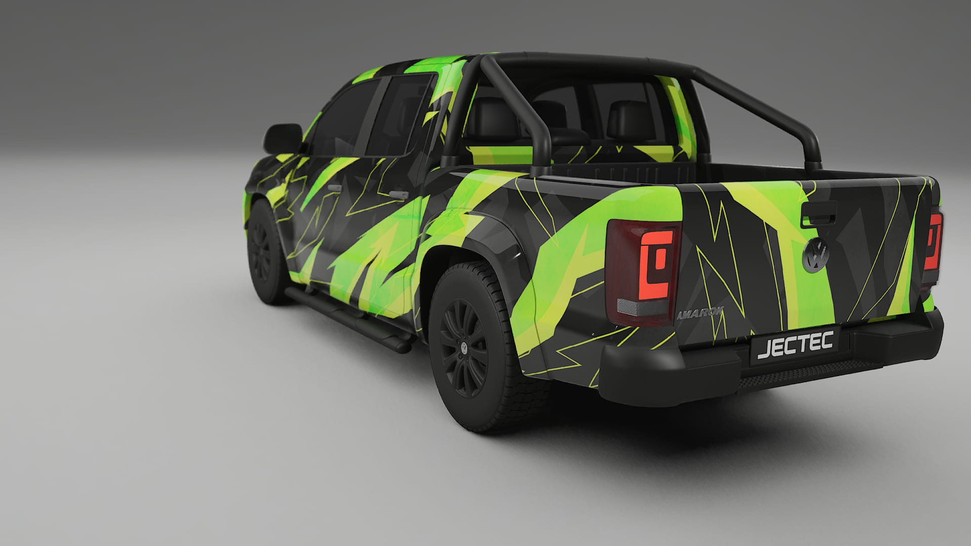 VW Amarok 2H NINJA TURTLES – Designet Wrap PPF-sæt i printbart polyurethanfilm