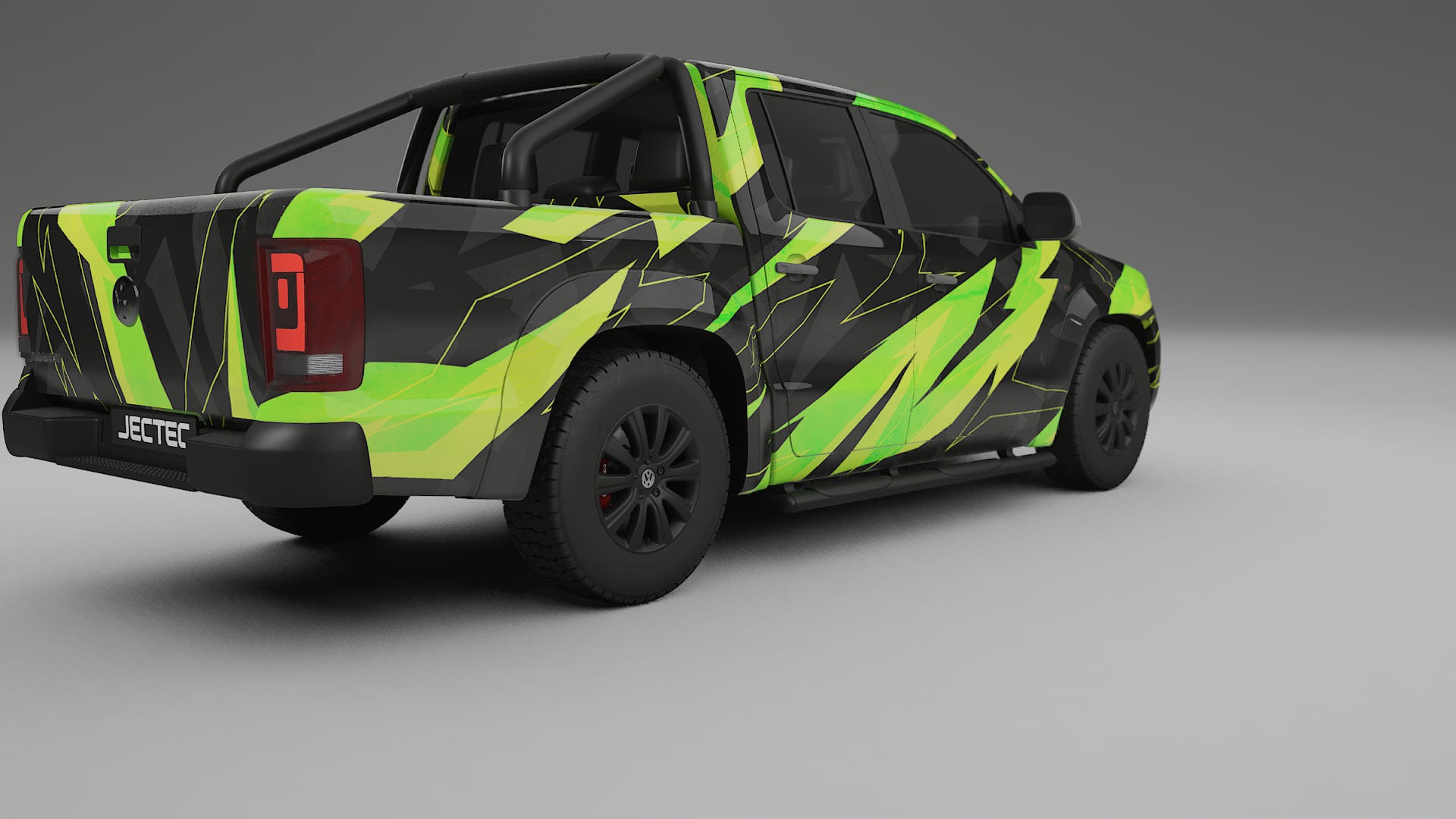 VW Amarok 2H NINJA TURTLES – Designet Wrap PPF-sæt i printbart polyurethanfilm
