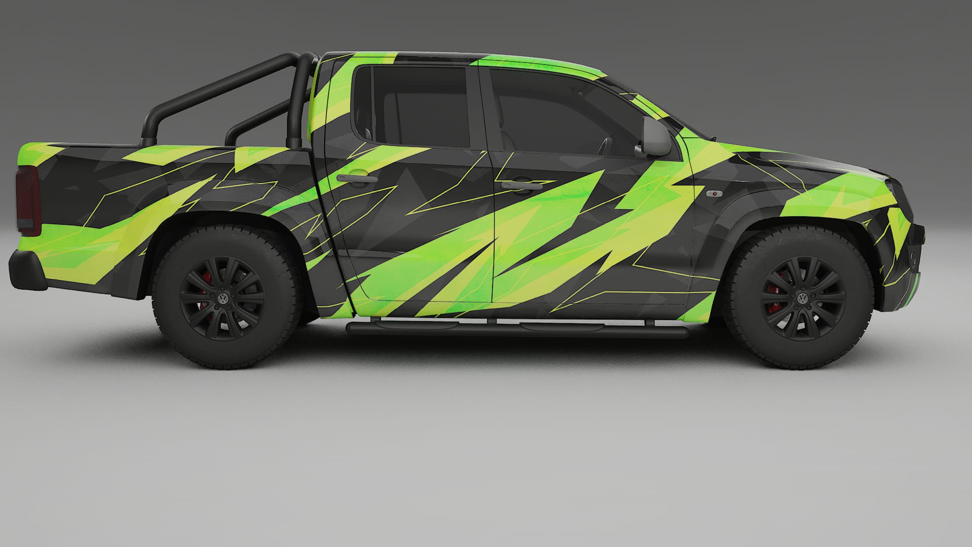 VW Amarok 2H NINJA TURTLES – Designet Wrap PPF-sæt i printbart polyurethanfilm