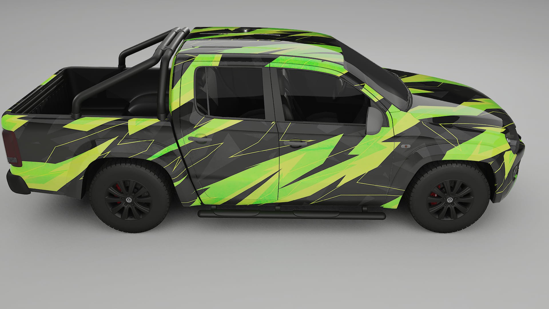 VW Amarok 2H NINJA TURTLES – Designet Wrap PPF-sæt i printbart polyurethanfilm
