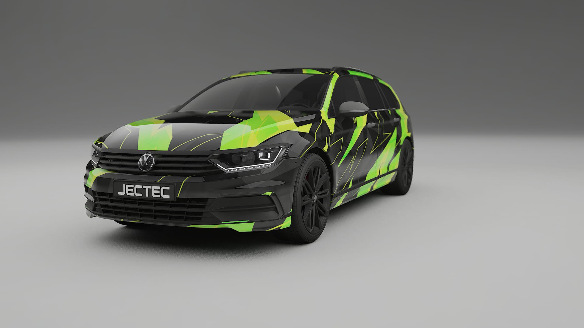 VW Passat VariantR B8 NINJA TURTLES – Designet Wrap PPF-sæt i printbart polyurethanfilm