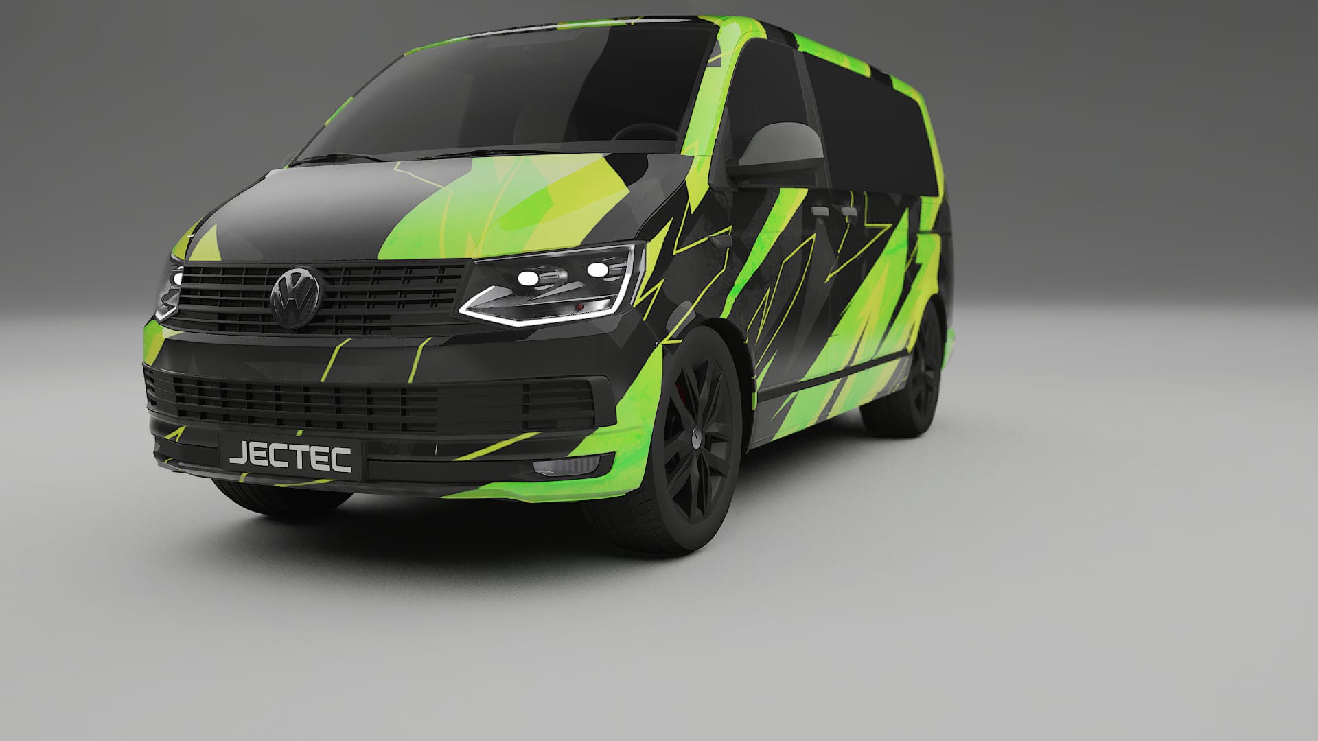 VW Transporter T6 Multivan NINJA TURTLES Designed Wrap PPF Kit – Printable Polyurethane Film