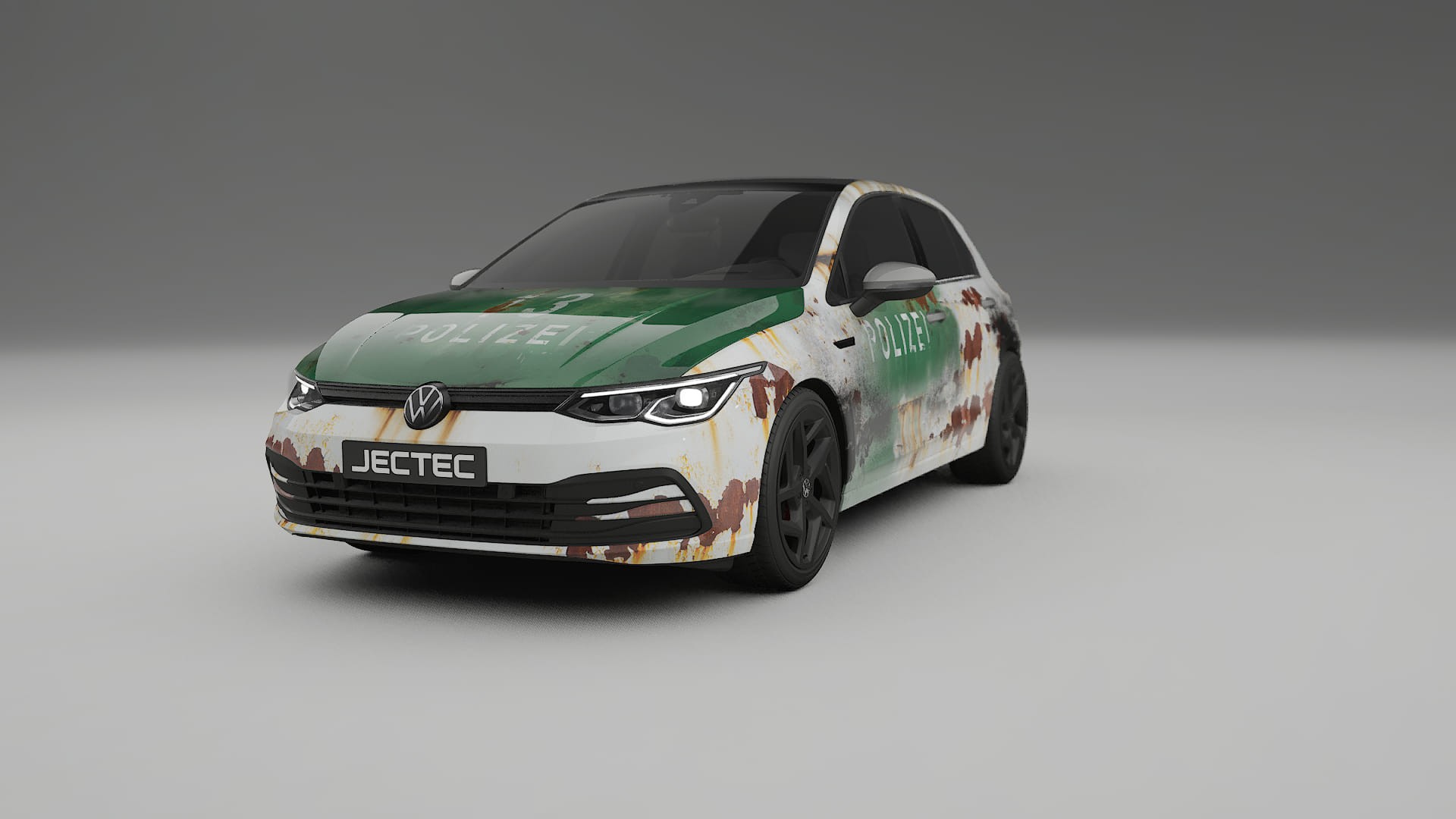 VW Golf Mk8 COBRA 11 – Designet Wrap PPF-sæt i printbart polyurethanfilm