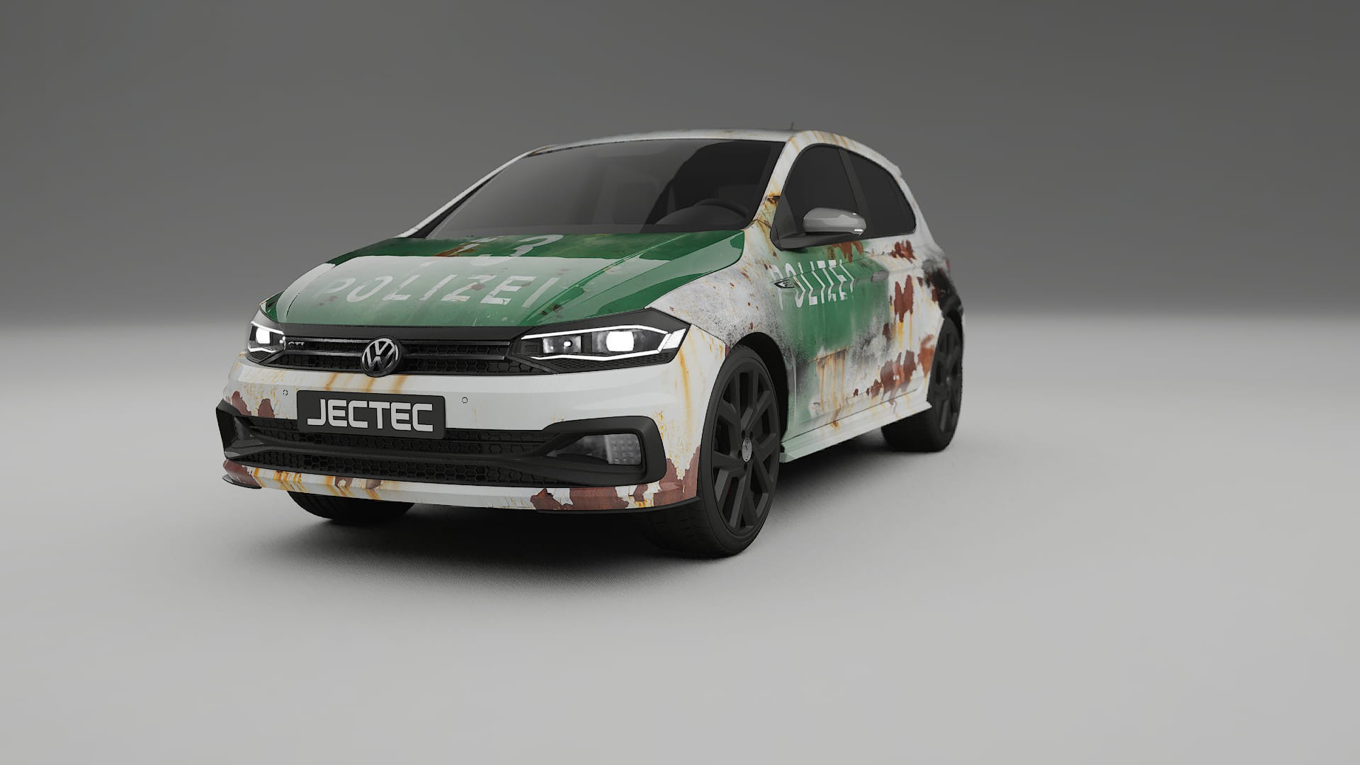 VW Polo GTI VI COBRA 11 – Designet Wrap PPF-sæt i printbart polyurethanfilm