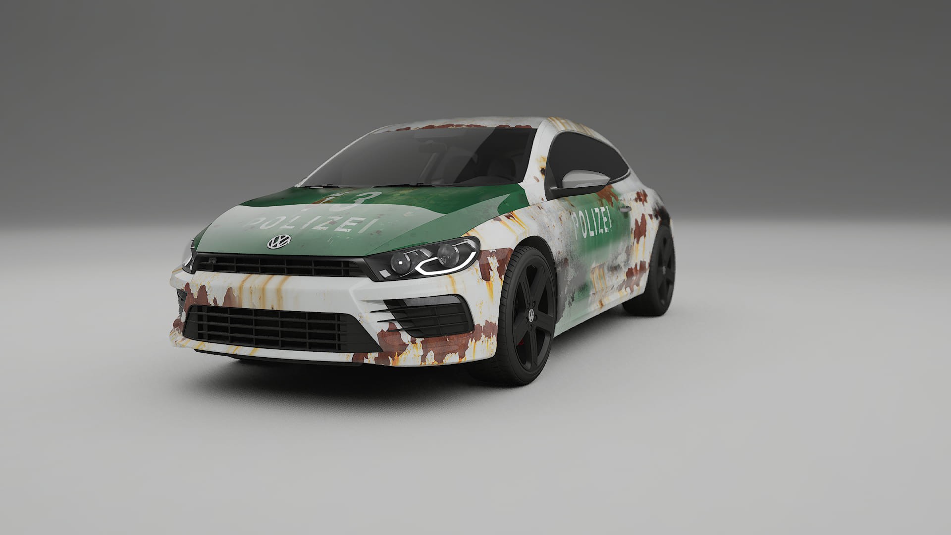 VW Scirocco R III COBRA 11 – Designet Wrap PPF-sæt i printbart polyurethanfilm