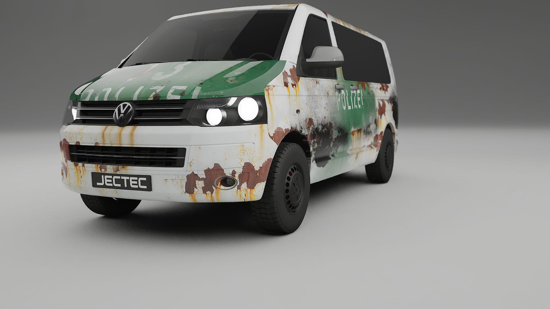 VW Transporter T5 Caravelle COBRA 11 – Designet Wrap PPF-sæt i printbart polyurethanfilm