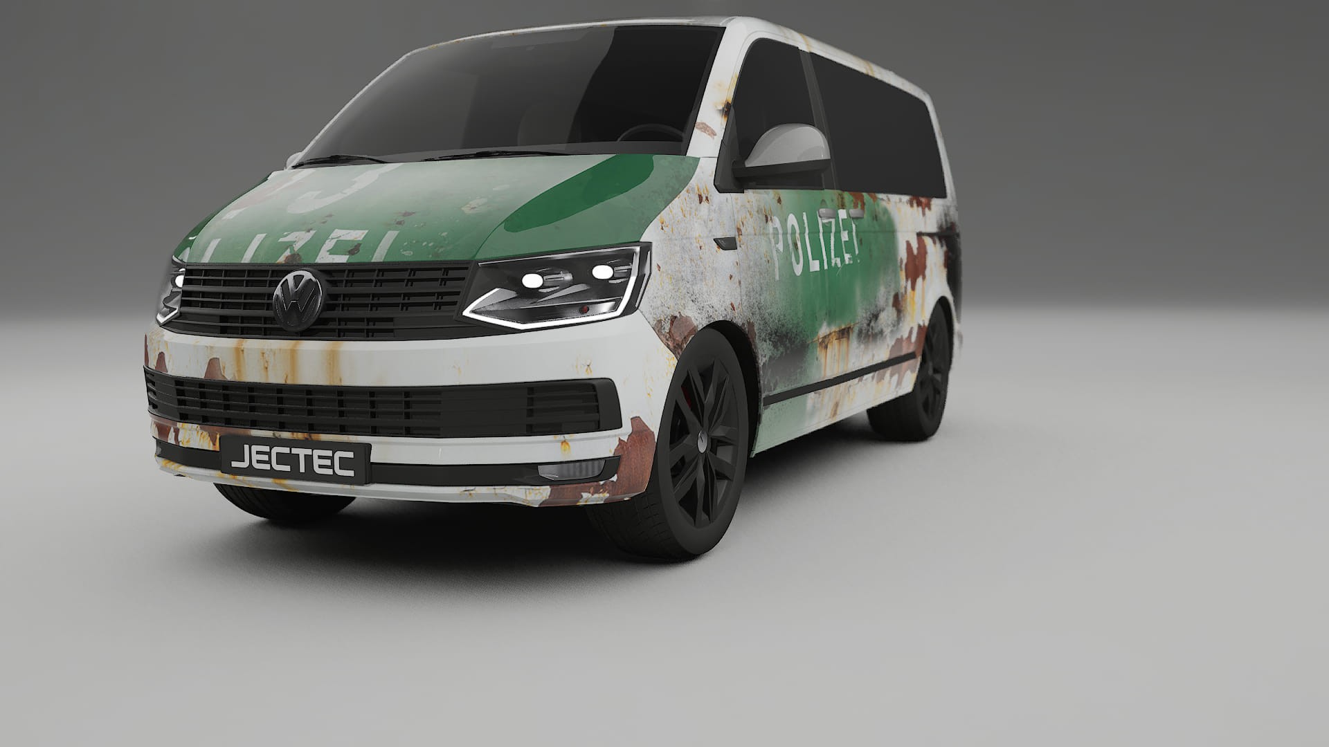 VW Transporter T6 Multivan COBRA 11 – Designet Wrap PPF-sæt i printbart polyurethanfilm