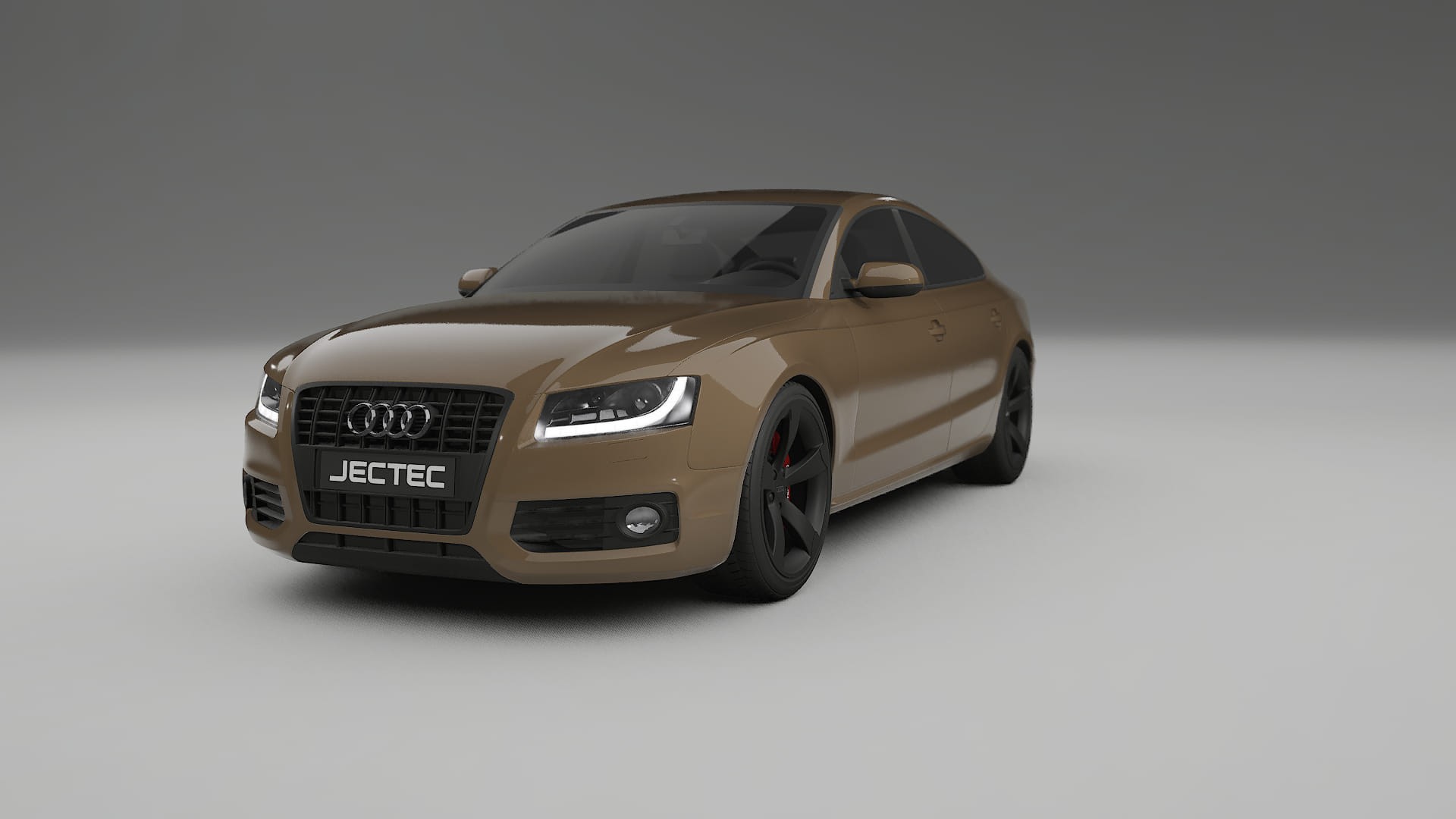 Audi A5 8T Sportback prefacelift pre LCI TPU Lakbeskyttelsesfilm | SAHARA Farveskiftende PPF – Færdigudskåret Sæt