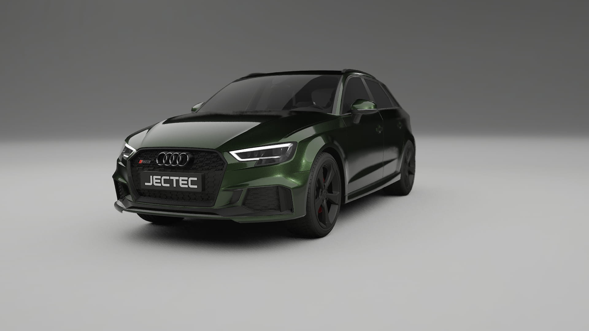 Audi RS3 Sportback 8V facelift LCI TPU Lakbeskyttelsesfilm | LAGOON Farveskiftende PPF – Færdigudskåret Sæt