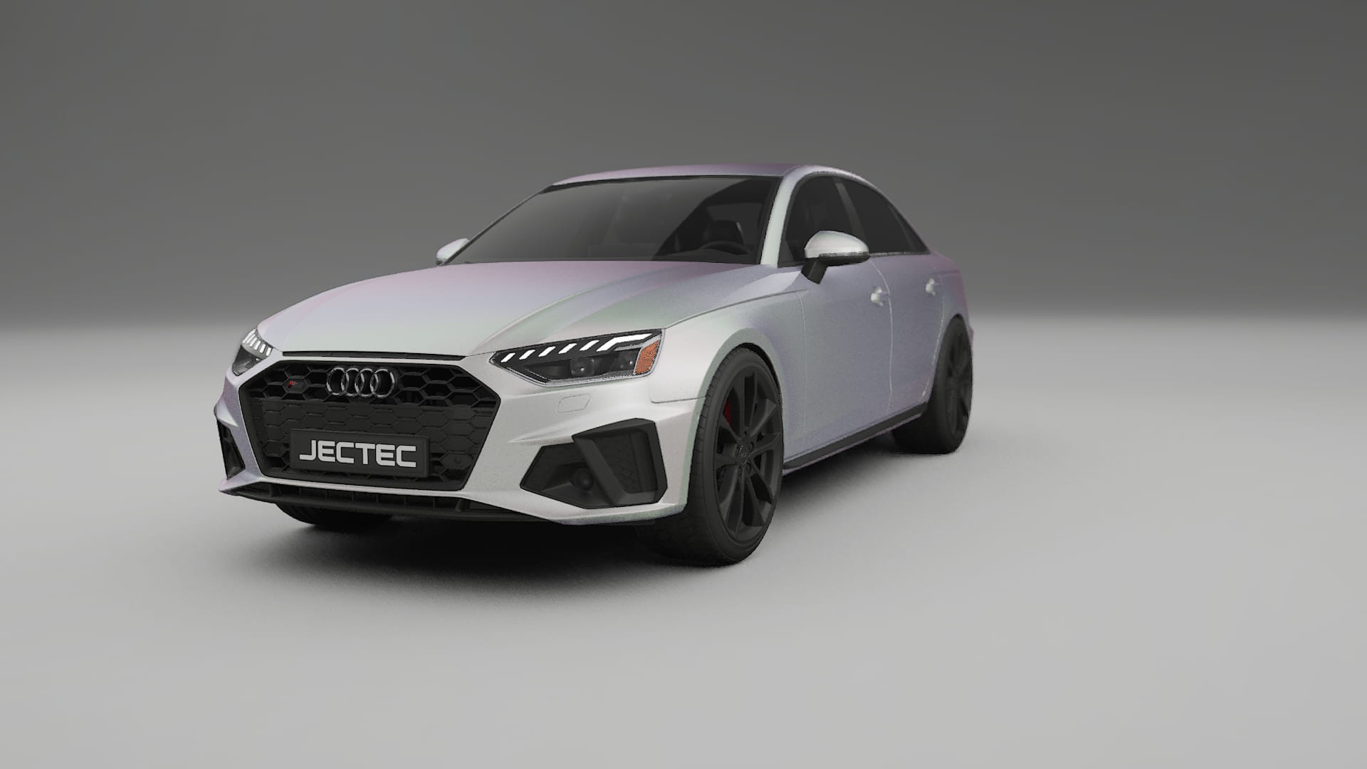 Audi S4 Sedan B9 facelift LCI TPU Lakbeskyttelsesfilm | NEBULA Farveskiftende PPF – Færdigudskåret Sæt