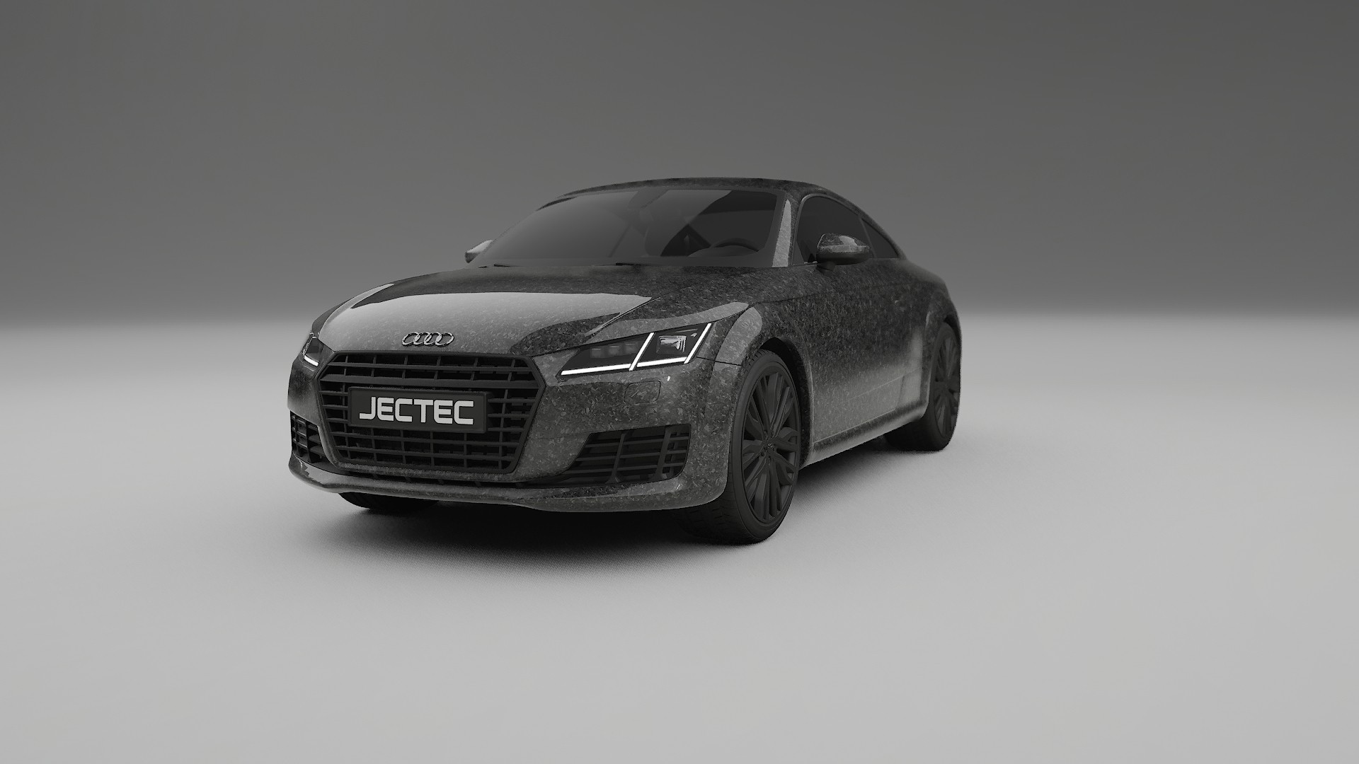 Audi TT Coupe 8S prefacelift pre LCI TPU Lakbeskyttelsesfilm | FORGED S Farveskiftende PPF – Færdigudskåret Sæt