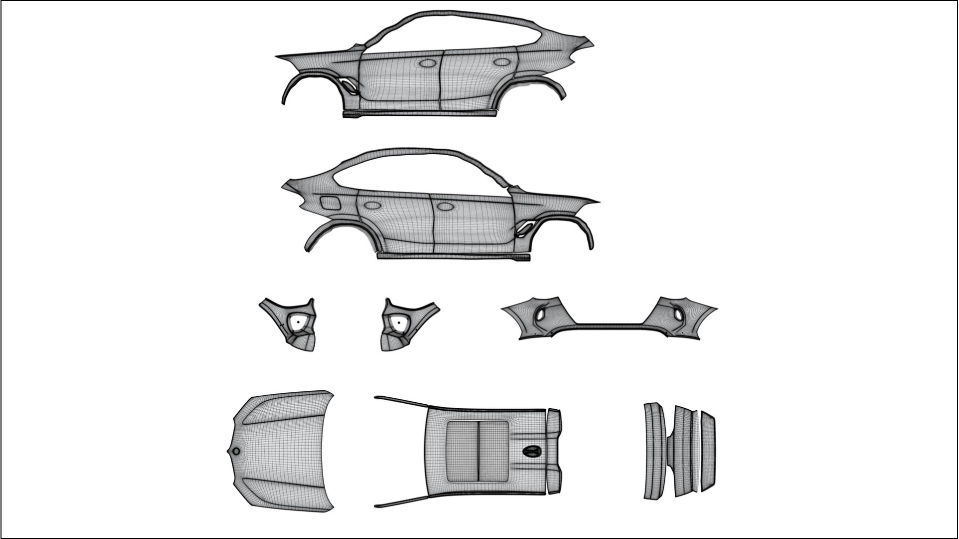 BMW X6 F96 Competition TPU Lakbeskyttelsesfilm | JEWEL Farveskiftende PPF – Færdigudskåret Sæt 2