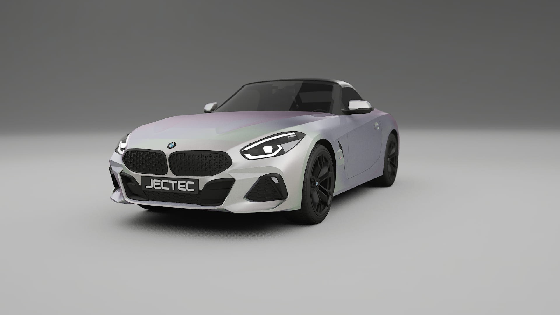 BMW Z4 G29 M40i First edition roadster TPU Lakbeskyttelsesfilm | NEBULA Farveskiftende PPF – Færdigudskåret Sæt
