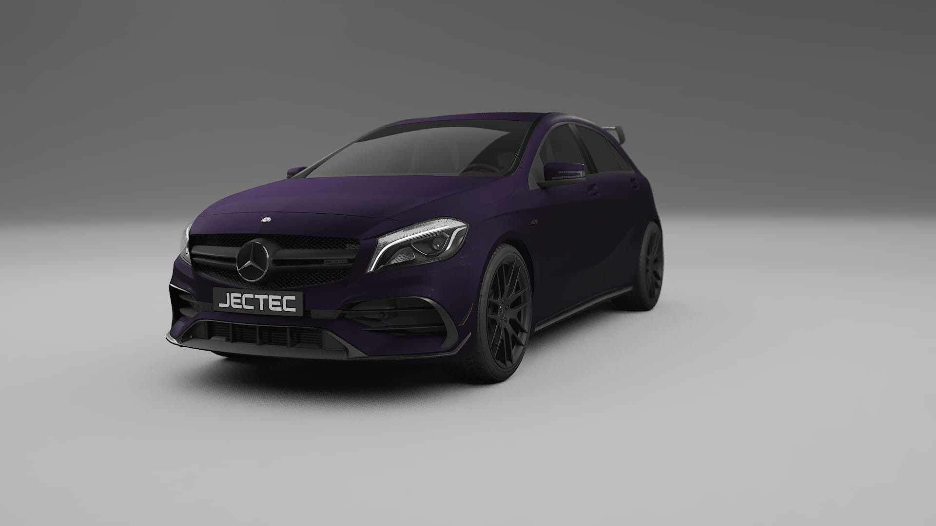 Mercedes A45 AMG W176 TPU Lakbeskyttelsesfilm | VIOLET Farveskiftende PPF – Færdigudskåret Sæt