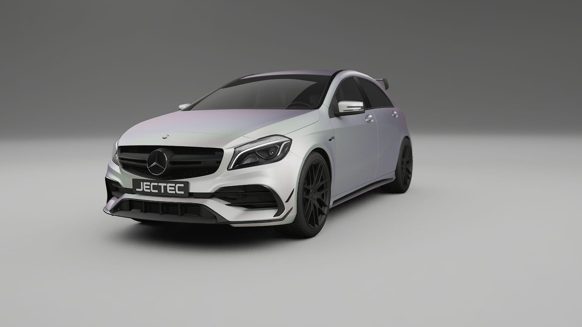 Mercedes A45 AMG W176 TPU Lakbeskyttelsesfilm | NEBULA Farveskiftende PPF – Færdigudskåret Sæt