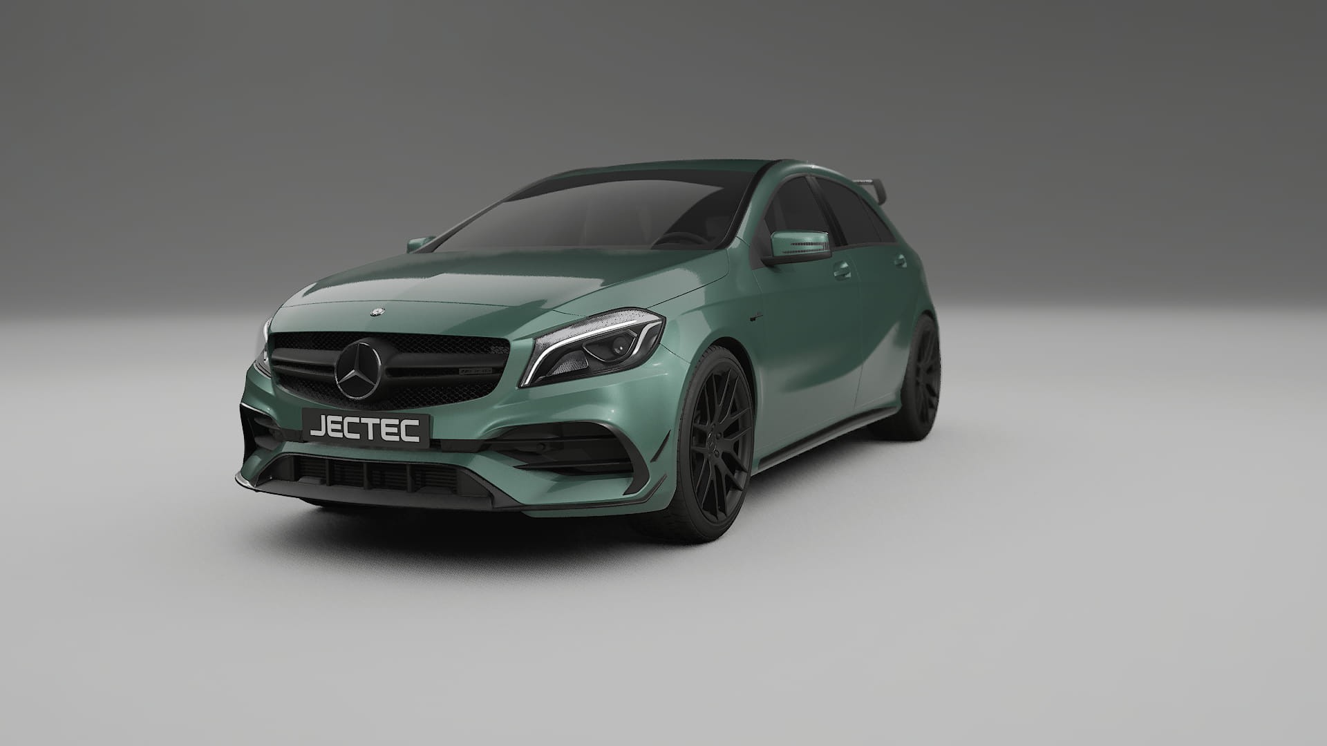 Mercedes A45 AMG W176 TPU Lakbeskyttelsesfilm | EVERGREEN Farveskiftende PPF – Færdigudskåret Sæt