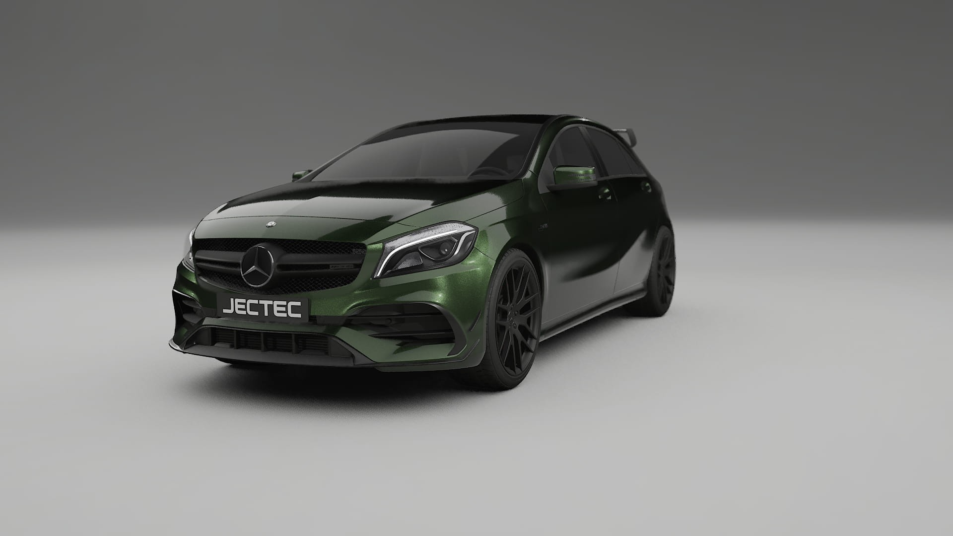 Mercedes A45 AMG W176 TPU Lakbeskyttelsesfilm | LAGOON Farveskiftende PPF – Færdigudskåret Sæt