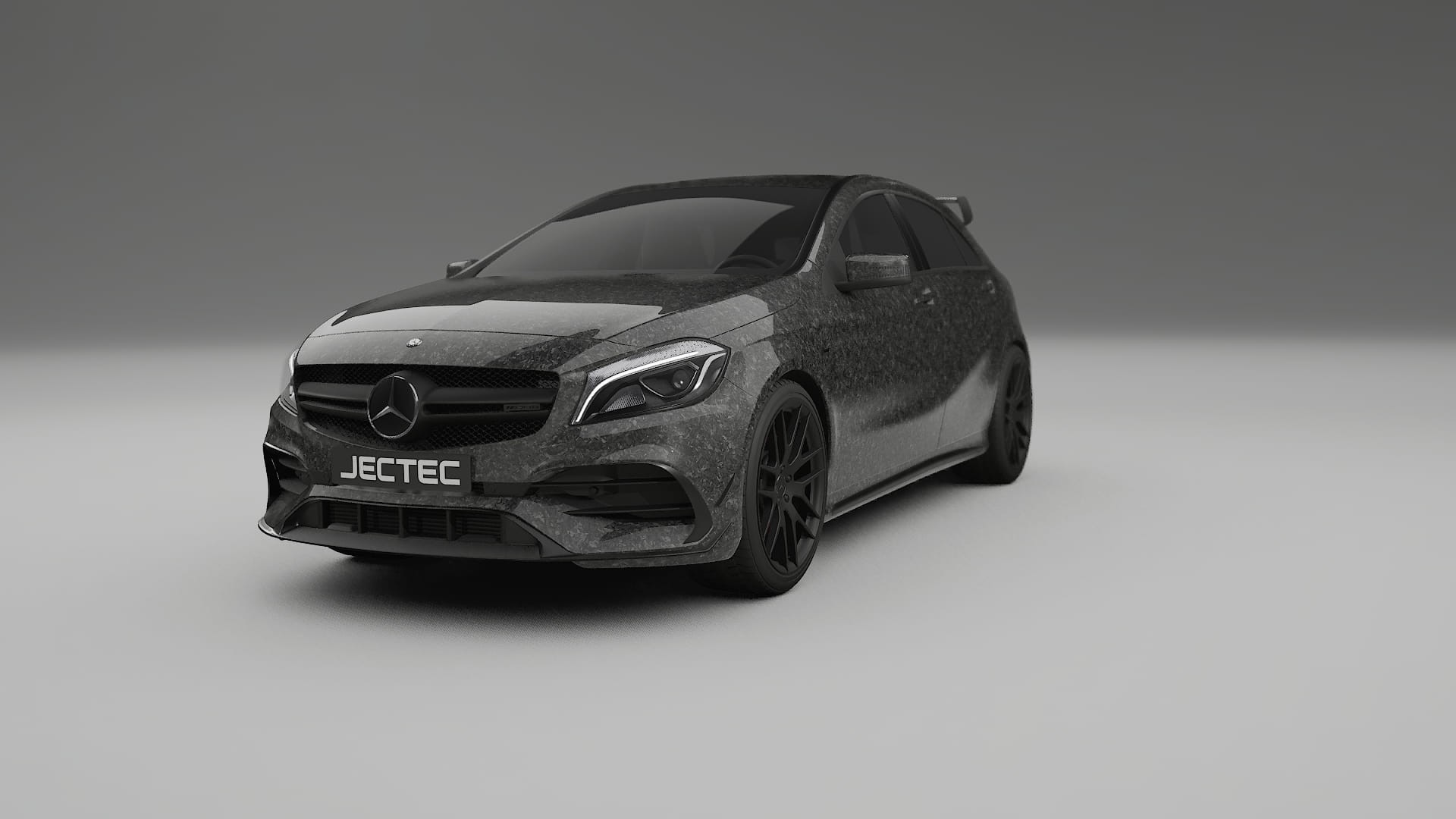 Mercedes A45 AMG W176 TPU Lakbeskyttelsesfilm | FORGED S Farveskiftende PPF – Færdigudskåret Sæt