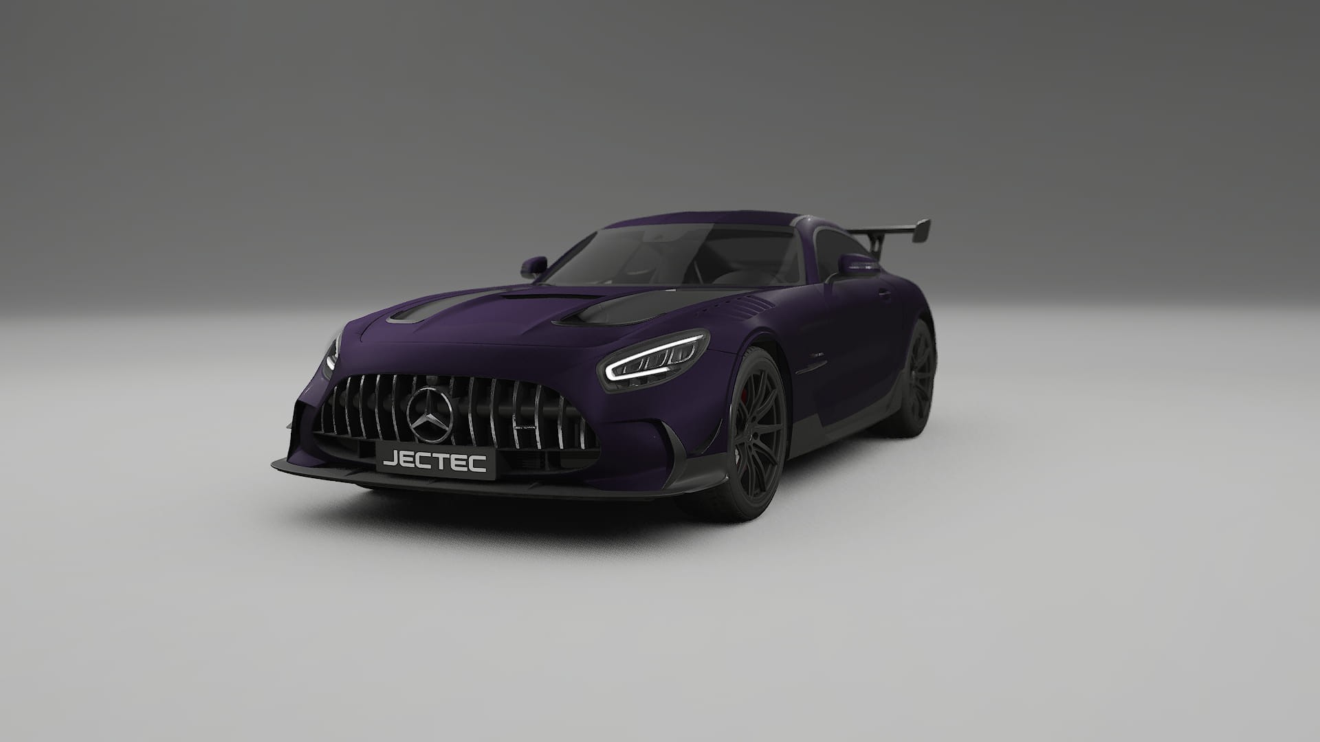 Mercedes AMG GT Black Series C192 Coupe TPU Lakbeskyttelsesfilm | VIOLET Farveskiftende PPF – Færdigudskåret Sæt