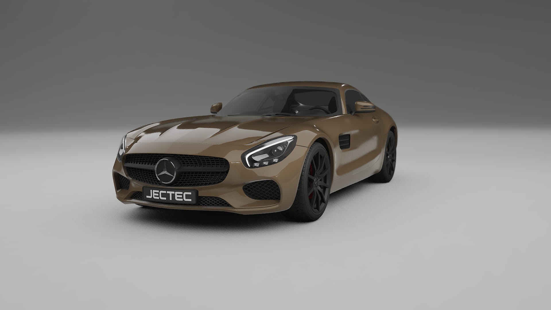 Mercedes AMG GT C190 Coupe TPU Lakbeskyttelsesfilm | SAHARA Farveskiftende PPF – Færdigudskåret Sæt