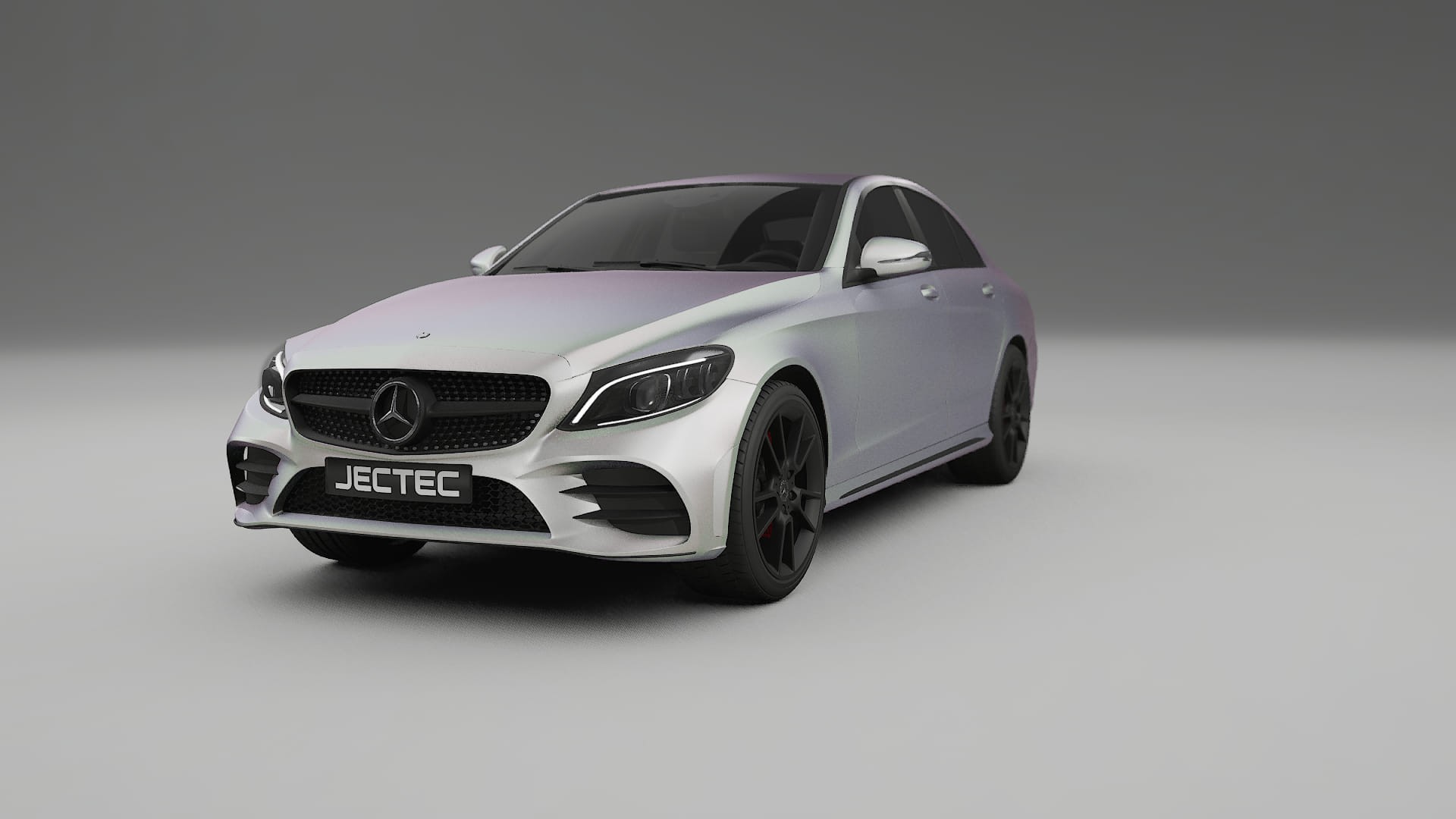 Mercedes C Class W205 AMG sedan TPU Lakbeskyttelsesfilm | NEBULA Farveskiftende PPF – Færdigudskåret Sæt