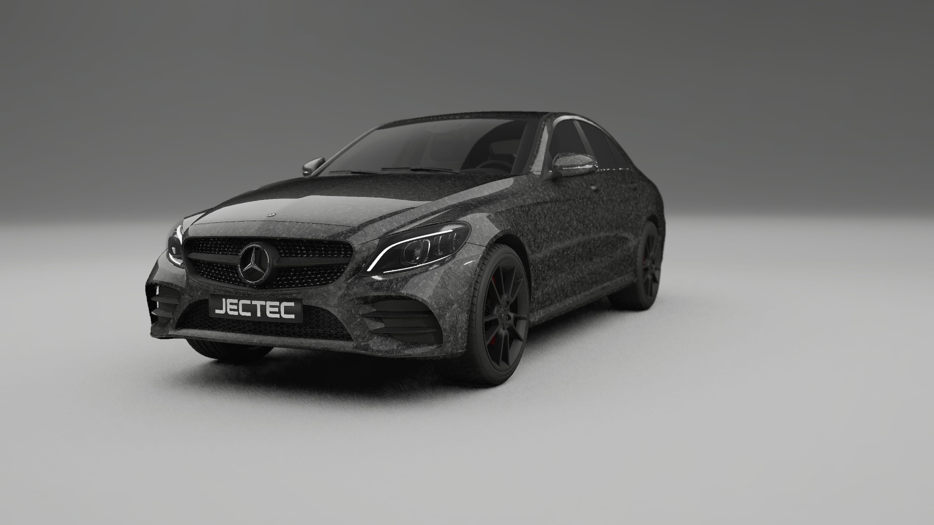 Mercedes C Class W205 AMG sedan TPU Lakbeskyttelsesfilm | FORGED S Farveskiftende PPF – Færdigudskåret Sæt 2
