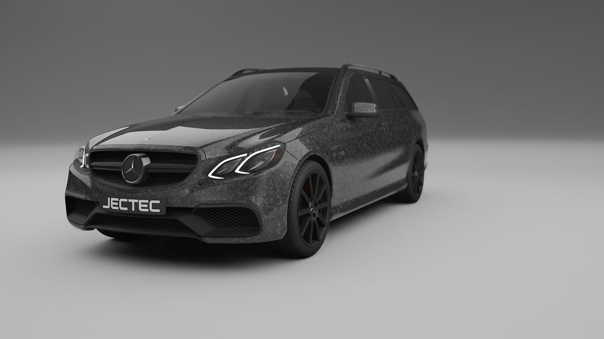 Mercedes E63 AMG Combi W212 facelift LCI TPU Lakbeskyttelsesfilm | FORGED S Farveskiftende PPF – Færdigudskåret Sæt 2
