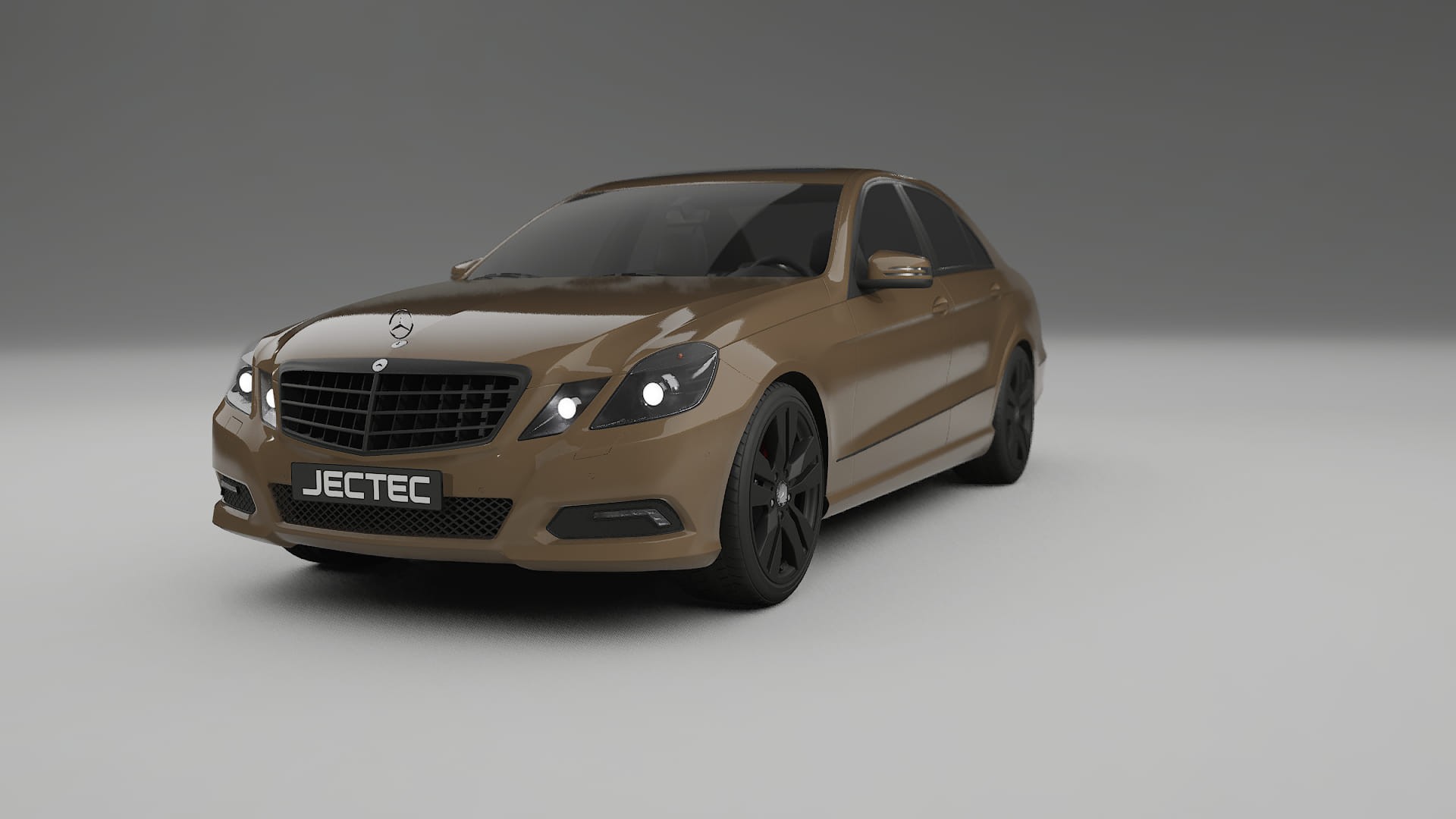 Mercedes E Class Sedan W212 Prefacelift pre LCI TPU Lakbeskyttelsesfilm | SAHARA Farveskiftende PPF – Færdigudskåret Sæt