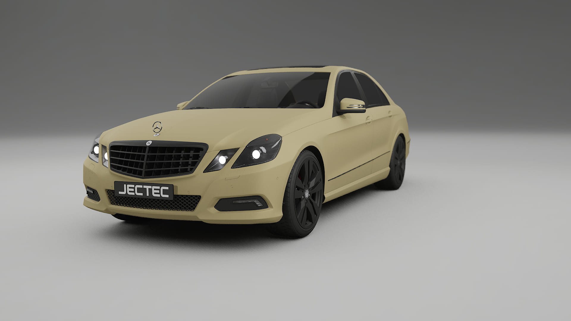 Mercedes E Class Sedan W212 Prefacelift pre LCI TPU Lakbeskyttelsesfilm | SAND Farveskiftende PPF – Færdigudskåret Sæt