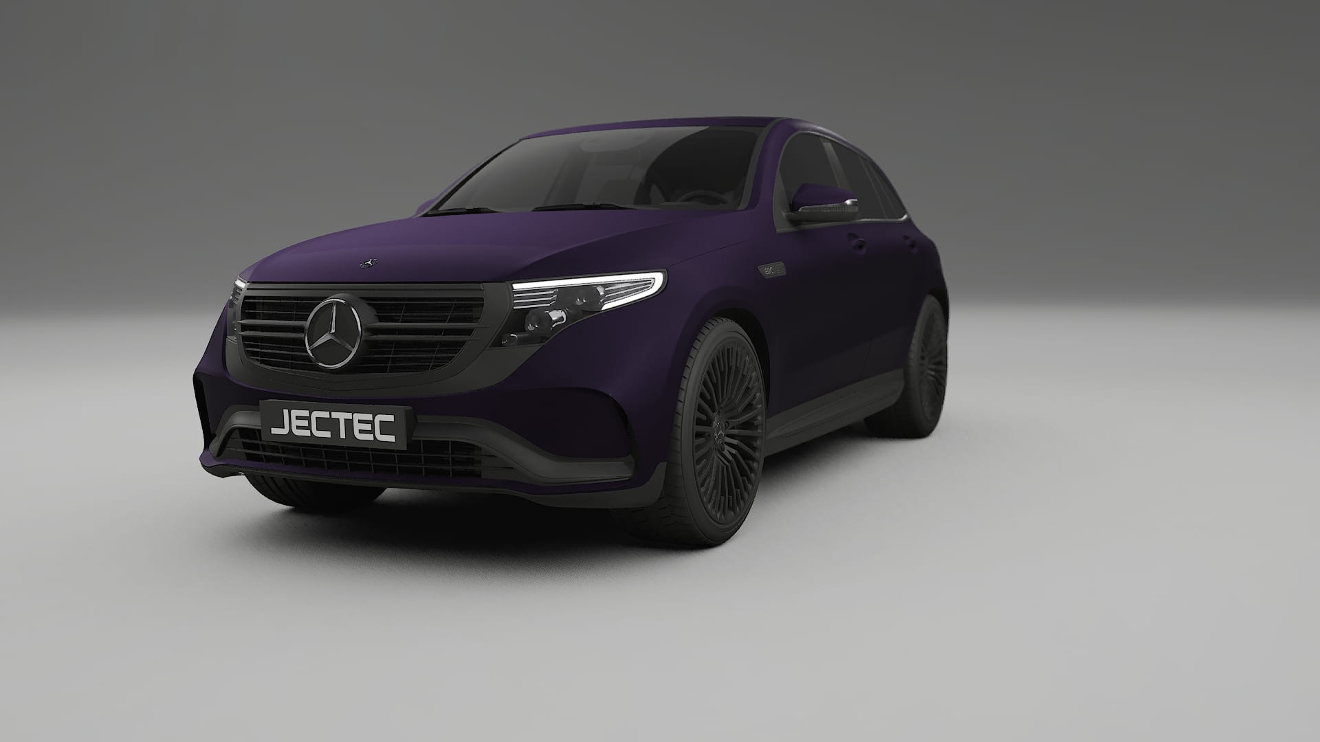 Mercedes EQC AMG TPU Lakbeskyttelsesfilm | VIOLET Farveskiftende PPF – Færdigudskåret Sæt