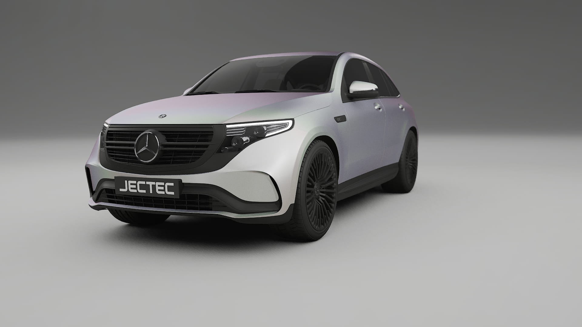 Mercedes EQC AMG TPU Lakbeskyttelsesfilm | NEBULA Farveskiftende PPF – Færdigudskåret Sæt