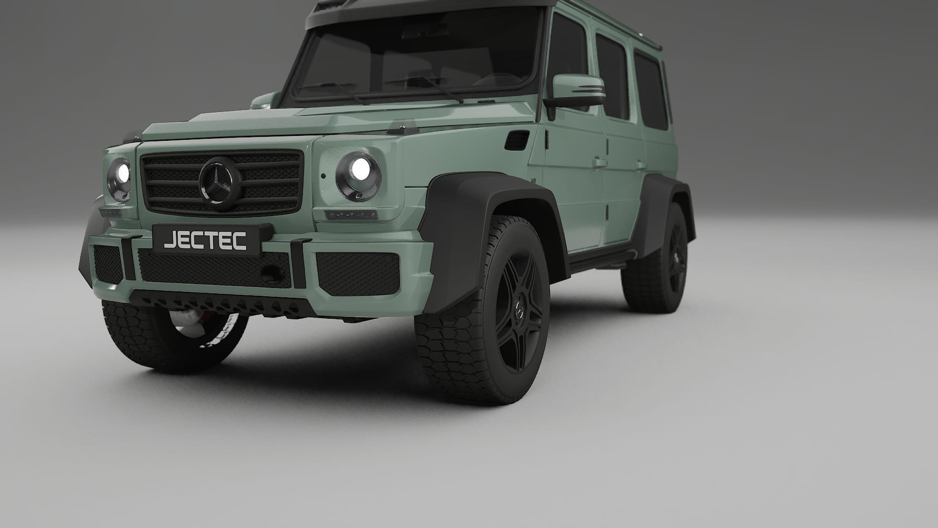 Mercedes G class 4x4 W463 TPU Lakbeskyttelsesfilm | CINDER Farveskiftende PPF – Færdigudskåret Sæt