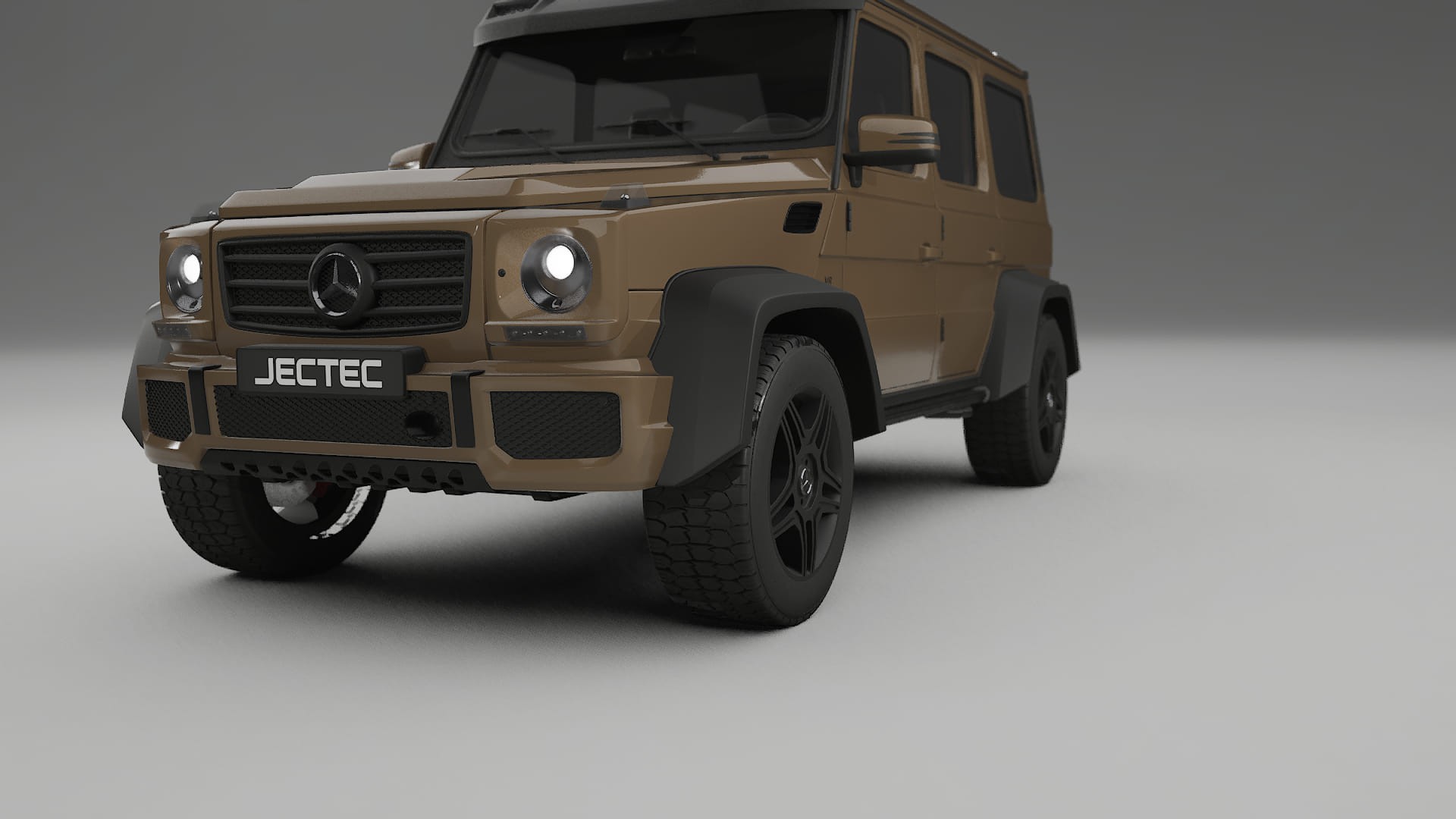 Mercedes G-class 4x4 W463 TPU Paint Protection Film | SAHARA Color Change PPF Full Pre-Cut Kit