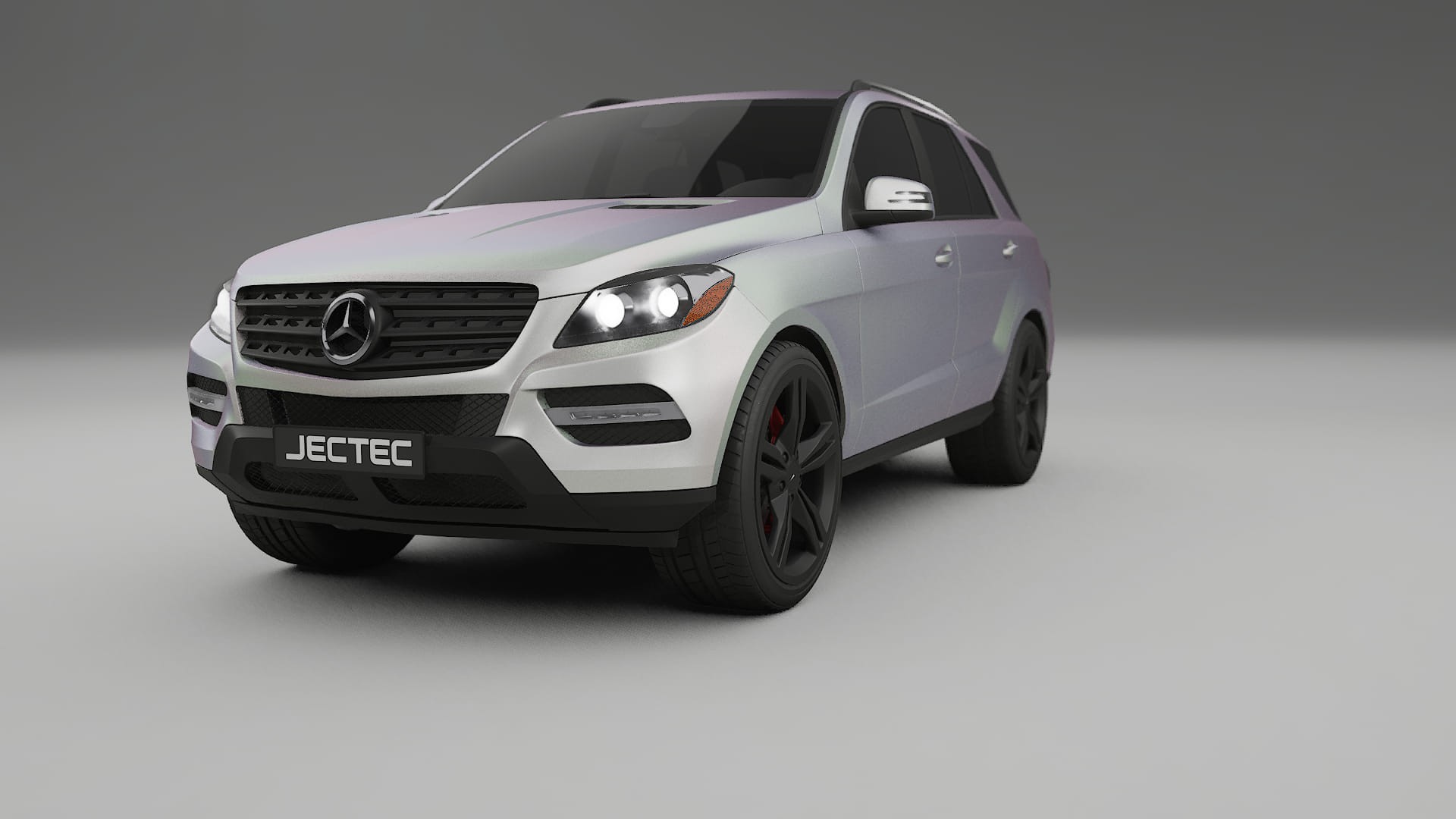 Mercedes M class W166 TPU Lakbeskyttelsesfilm | NEBULA Farveskiftende PPF – Færdigudskåret Sæt