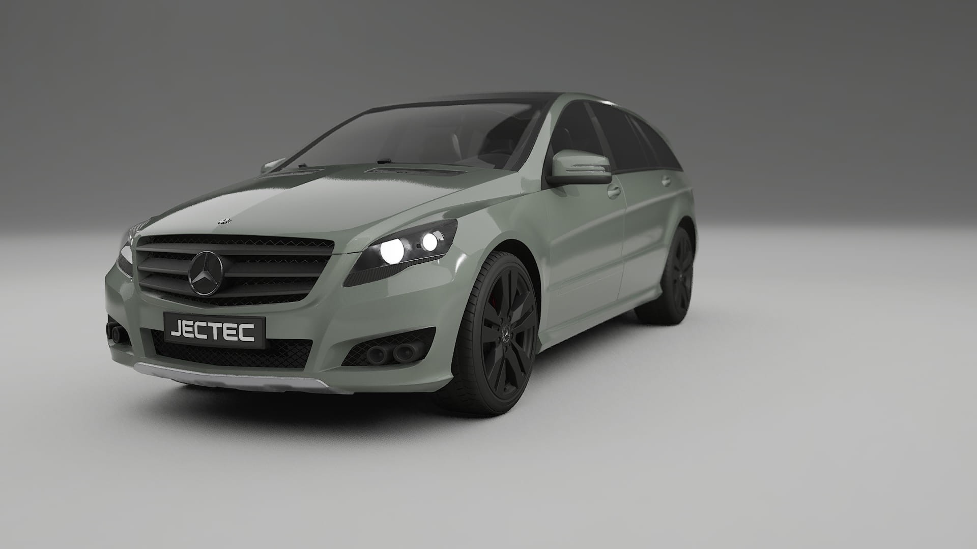 Mercedes R class W251 facelift LCI TPU Lakbeskyttelsesfilm | SLATE Farveskiftende PPF – Færdigudskåret Sæt