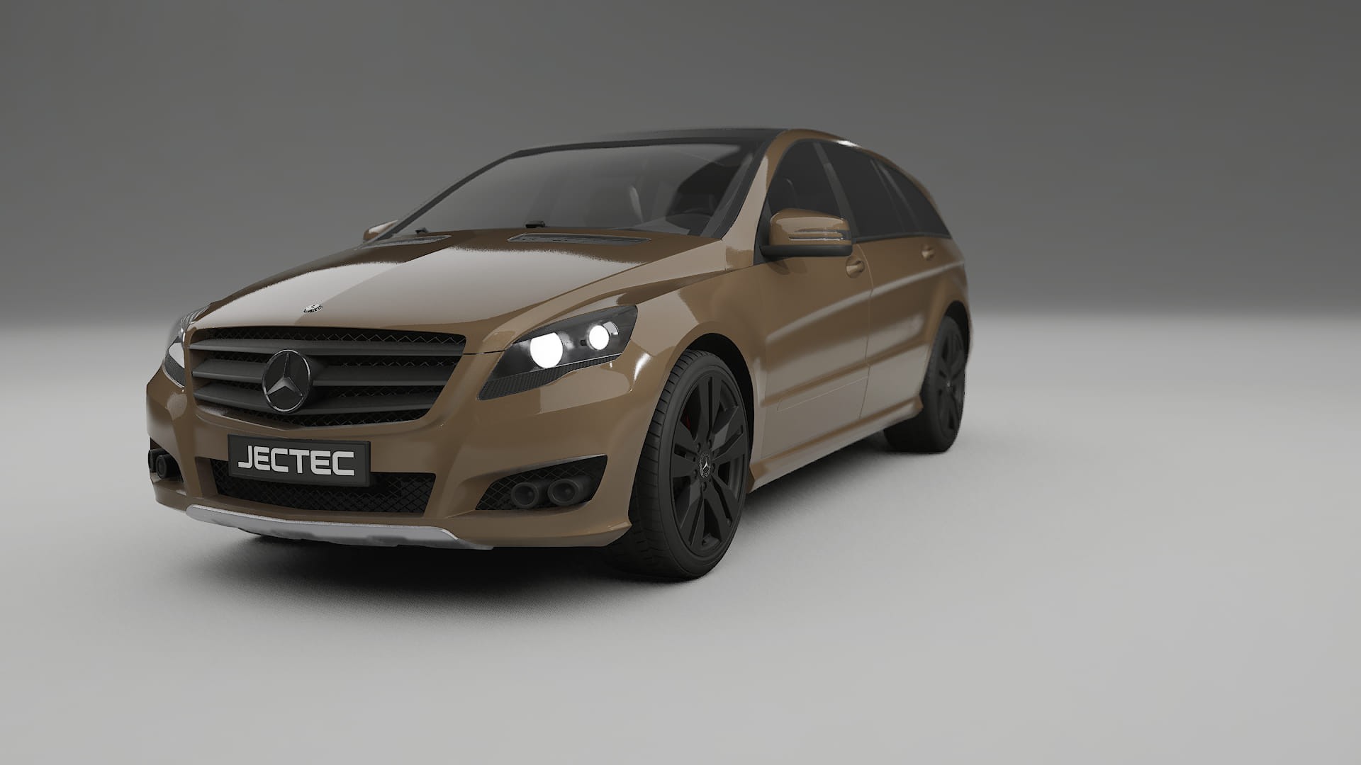 Mercedes R class W251 facelift LCI TPU Lakbeskyttelsesfilm | SAHARA Farveskiftende PPF – Færdigudskåret Sæt