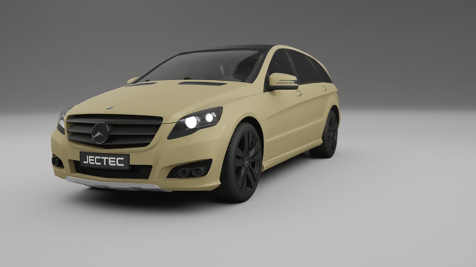 Mercedes R-class W251 facelift LCI TPU Paint Protection Film | SAND Color Change PPF Full Pre-Cut Kit