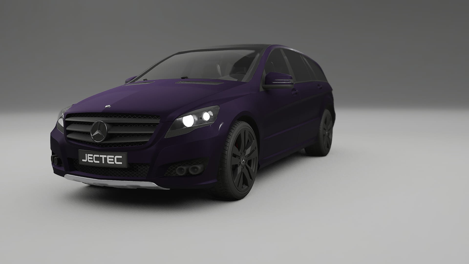 Mercedes R class W251 facelift LCI TPU Lakbeskyttelsesfilm | VIOLET Farveskiftende PPF – Færdigudskåret Sæt