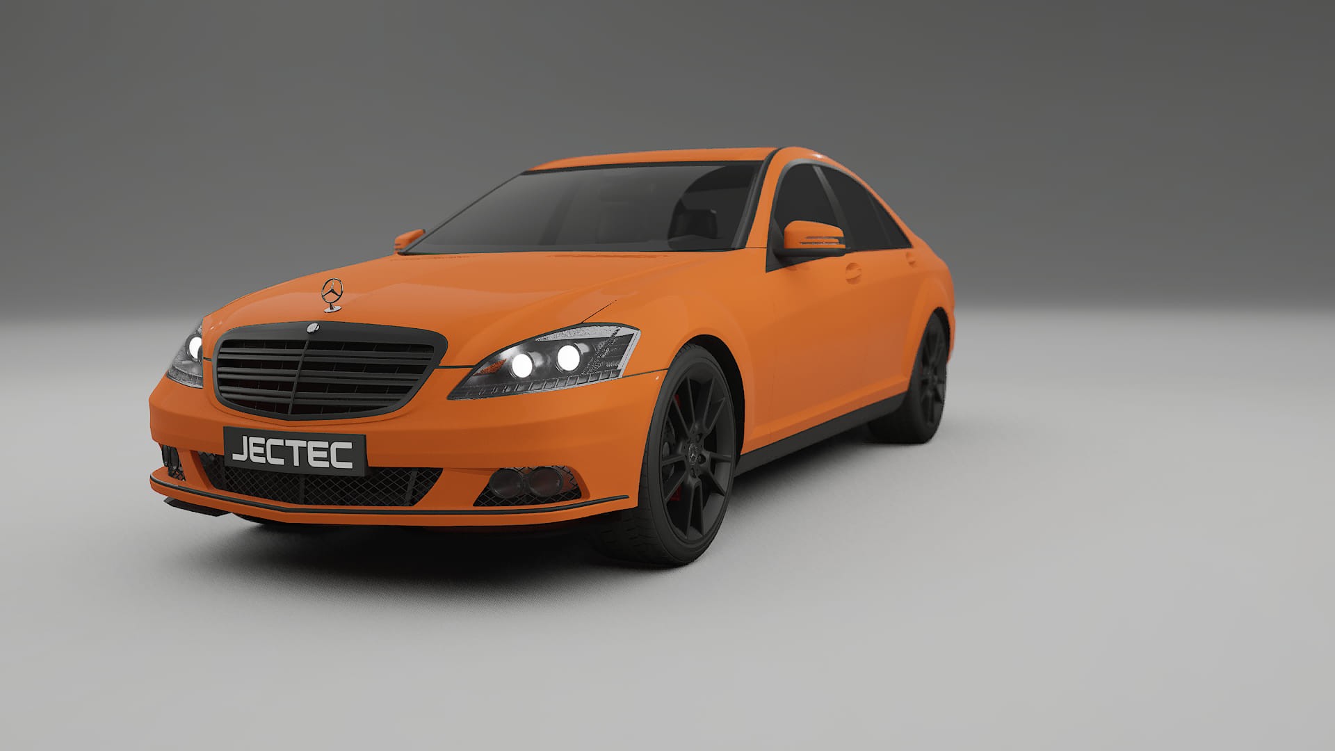 Mercedes S class W221 facelift LCI TPU Lakbeskyttelsesfilm | ROCKET Farveskiftende PPF – Færdigudskåret Sæt