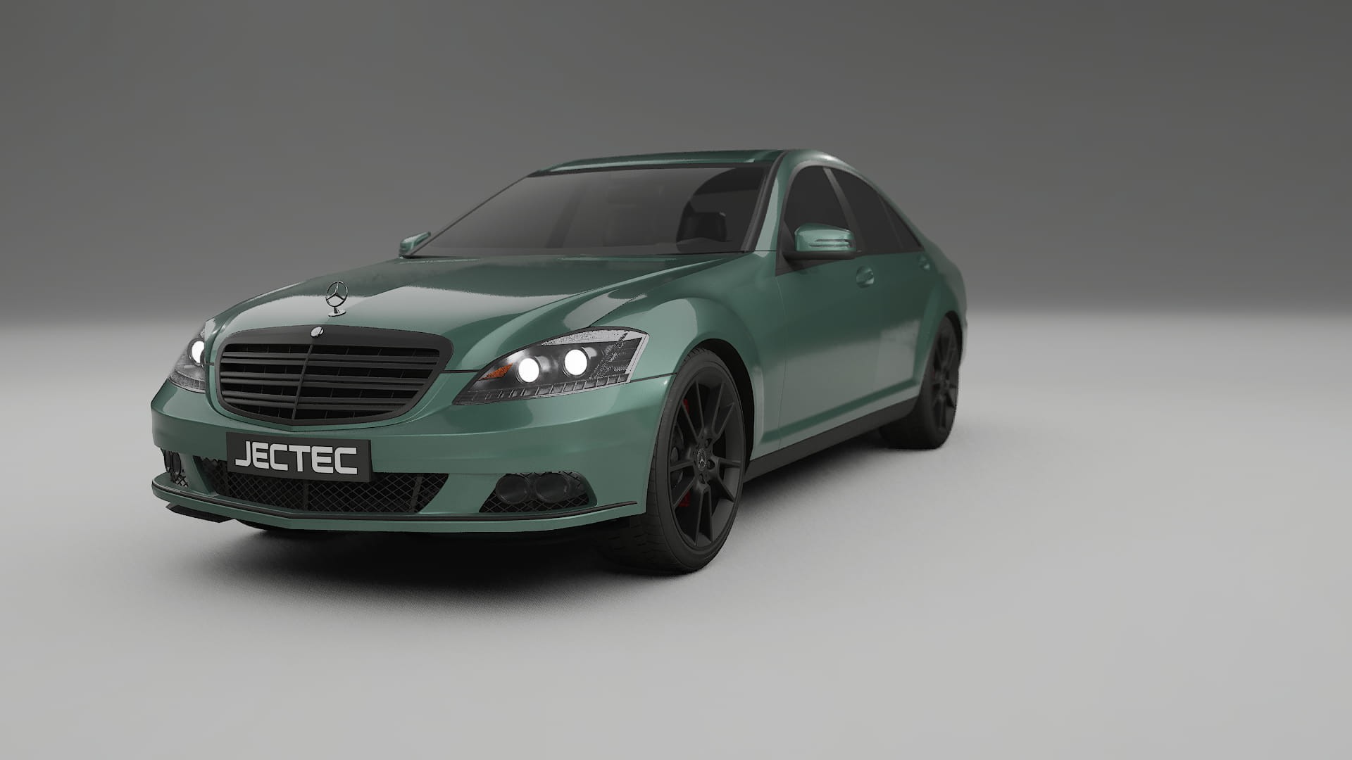 Mercedes S class W221 facelift LCI TPU Lakbeskyttelsesfilm | EVERGREEN Farveskiftende PPF – Færdigudskåret Sæt