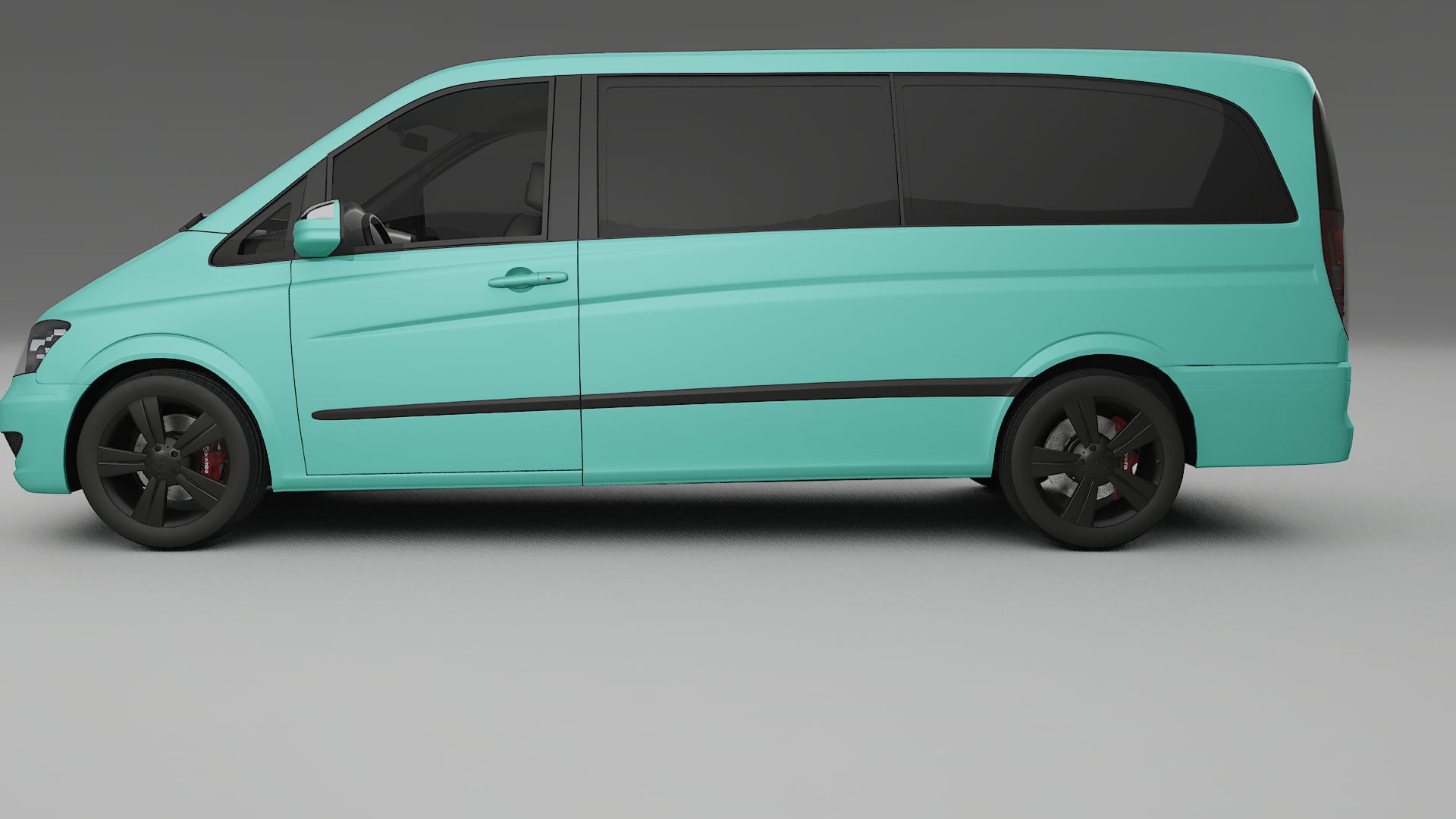 Mercedes Viano Extralong W439 Facelift LCI TPU Lakbeskyttelsesfilm | FROST Farveskiftende PPF – Færdigudskåret Sæt 2
