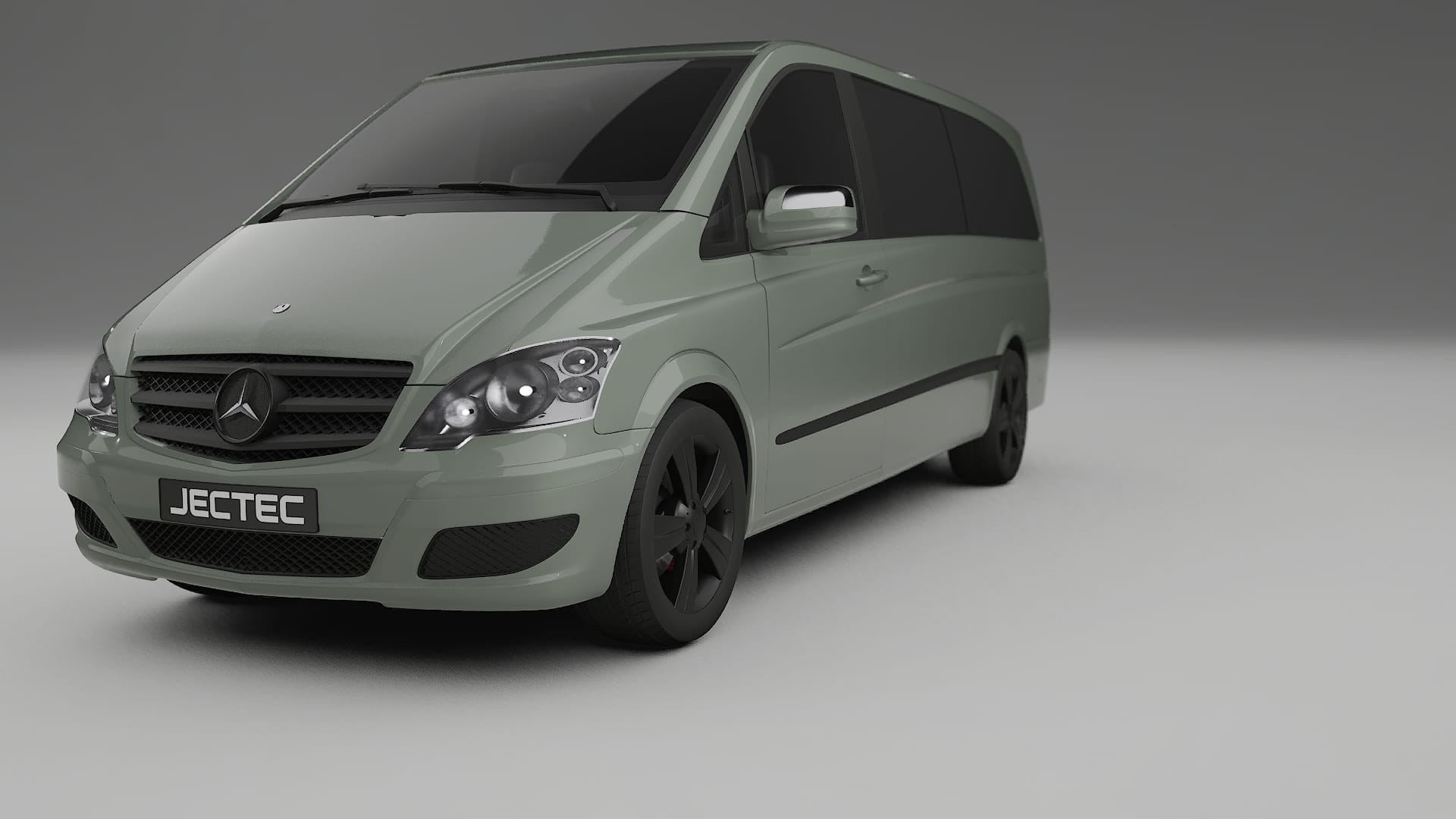 Mercedes Viano Extralong W439 Facelift LCI TPU Lakbeskyttelsesfilm | SLATE Farveskiftende PPF – Færdigudskåret Sæt