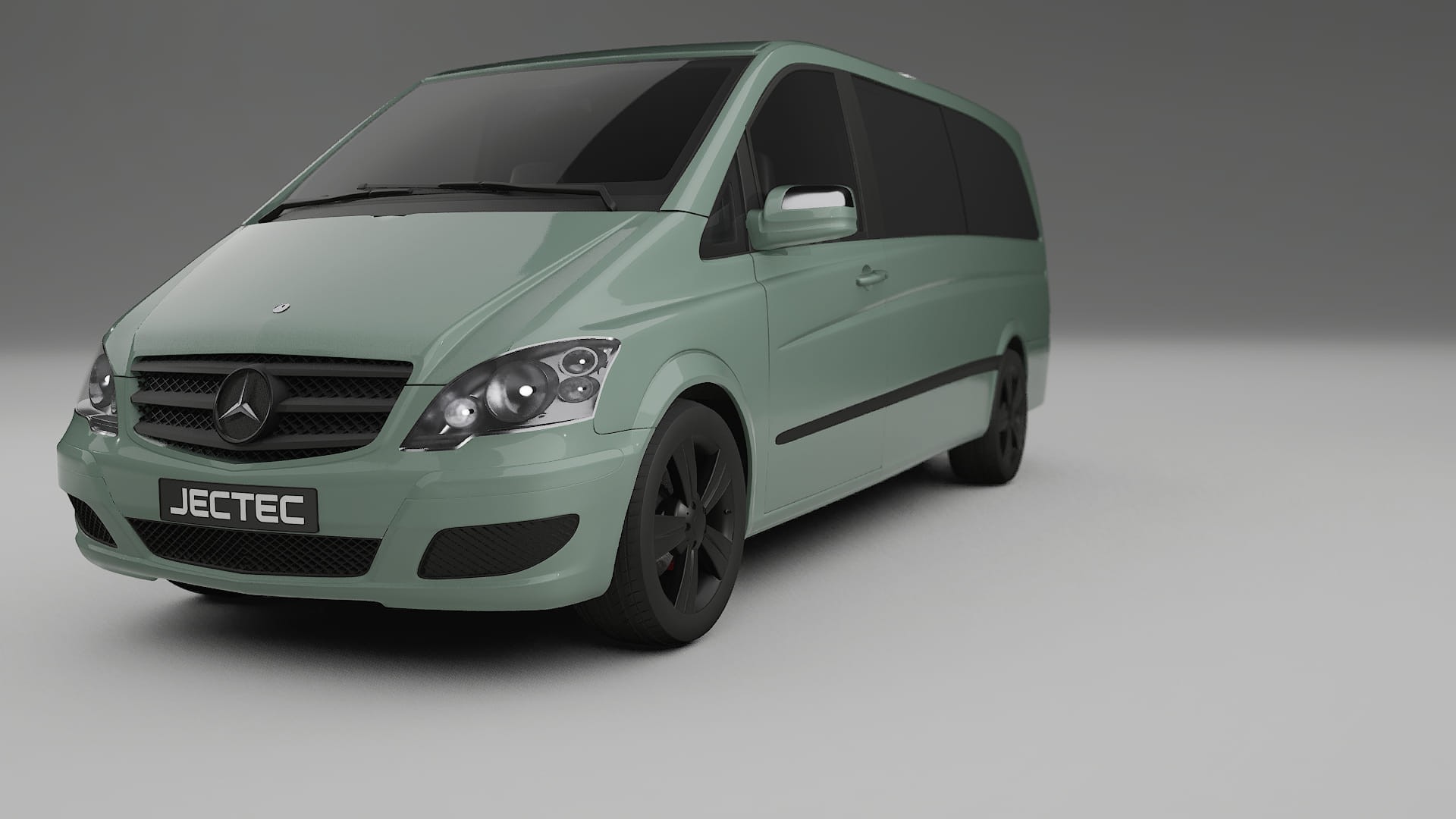 Mercedes Viano Extralong W439 Facelift LCI TPU Lakbeskyttelsesfilm | CINDER Farveskiftende PPF – Færdigudskåret Sæt