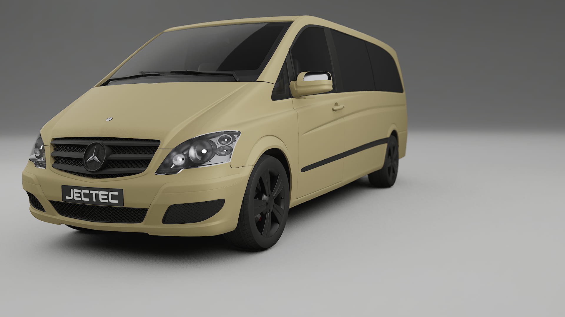 Mercedes Viano Extralong W439 Facelift LCI TPU Lakbeskyttelsesfilm | SAND Farveskiftende PPF – Færdigudskåret Sæt
