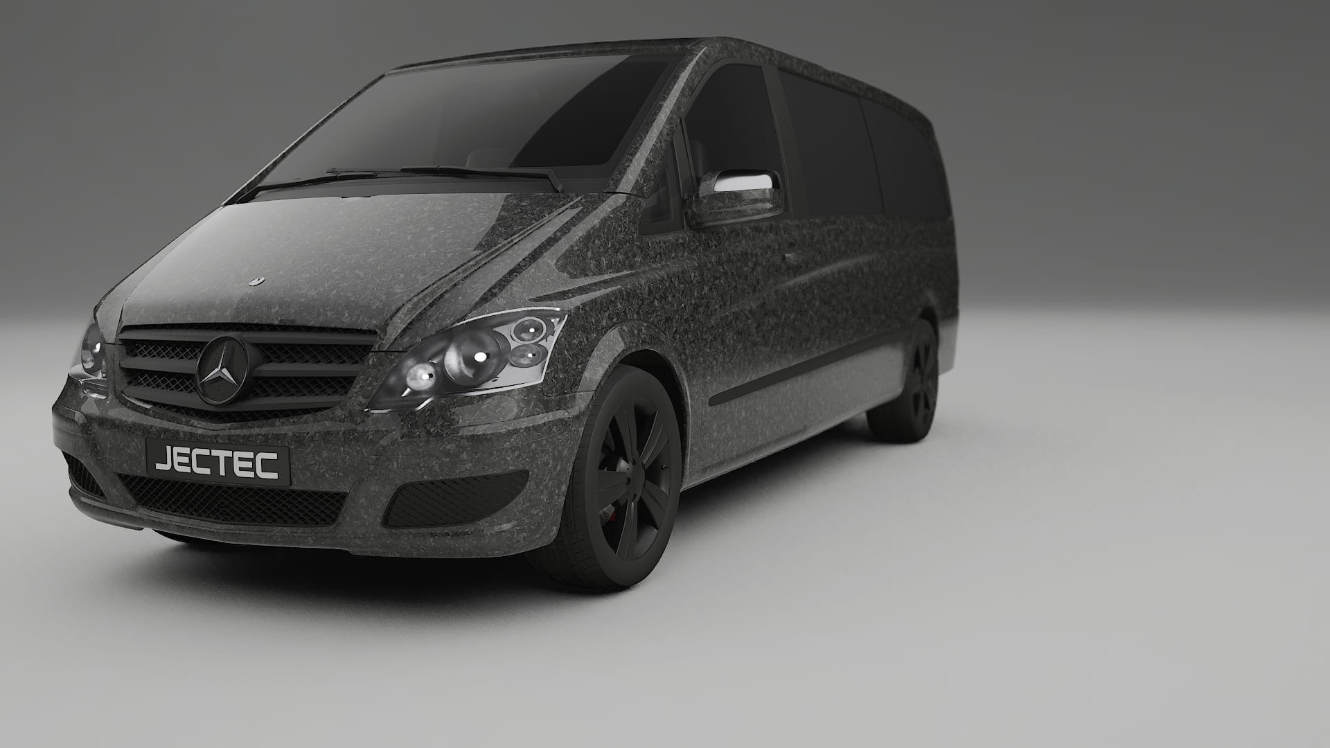 Mercedes Viano Extralong W439 Facelift LCI TPU Lakbeskyttelsesfilm | FORGED S Farveskiftende PPF – Færdigudskåret Sæt