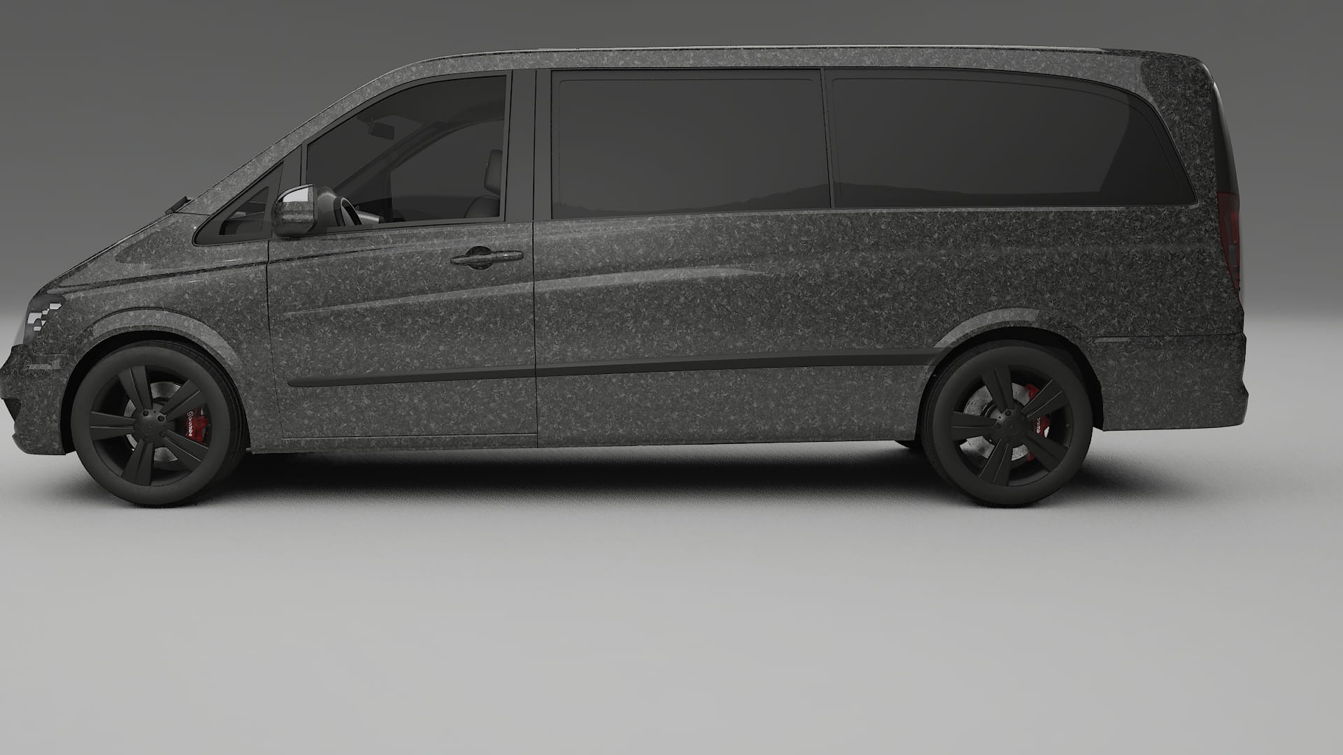 Mercedes Viano Extralong W439 Facelift LCI TPU Lakbeskyttelsesfilm | FORGED S Farveskiftende PPF – Færdigudskåret Sæt 2