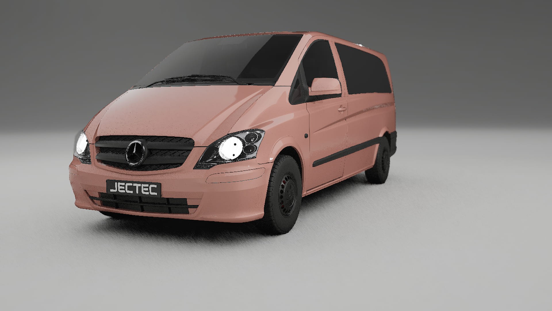 Mercedes Vito Short W639 facelift LCI TPU Lakbeskyttelsesfilm | BLUSH Farveskiftende PPF – Færdigudskåret Sæt