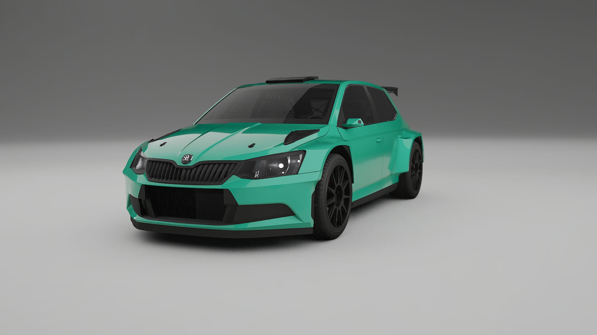 Škoda Fabia R5 6V TPU Lakbeskyttelsesfilm | JEWEL Farveskiftende PPF – Færdigudskåret Sæt