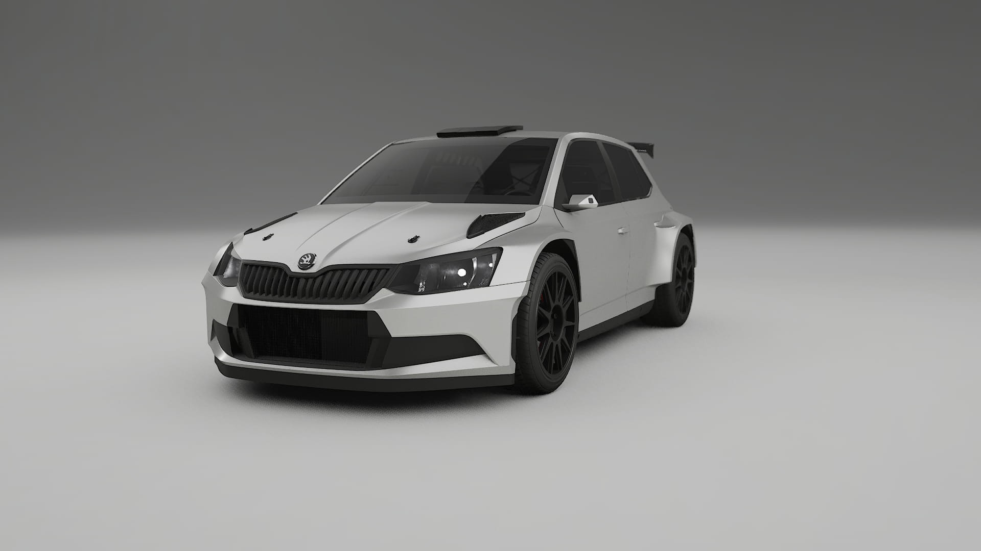Škoda Fabia R5 6V TPU Lakbeskyttelsesfilm | OPAL Farveskiftende PPF – Færdigudskåret Sæt